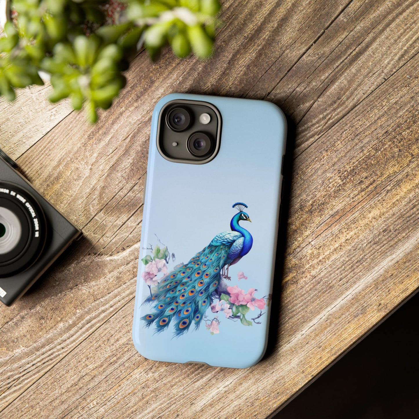 Tough Cell Phone Case - Animal - Peacock (1)