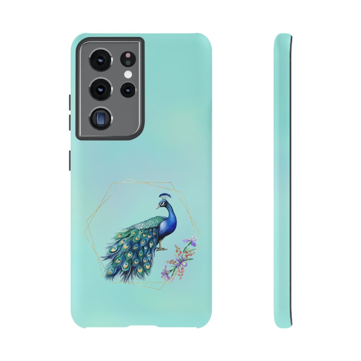 Tough Cell Phone Case - Animal - Peacock (2)