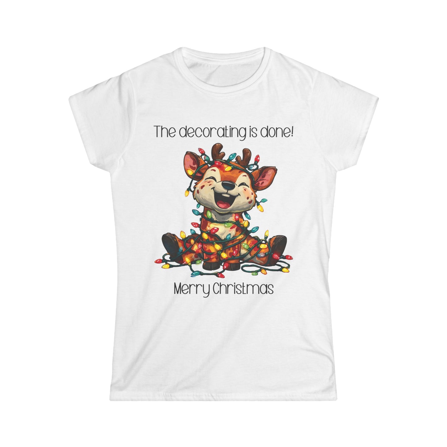 Female T-Shirt - Christmas - Decorating Done (02)