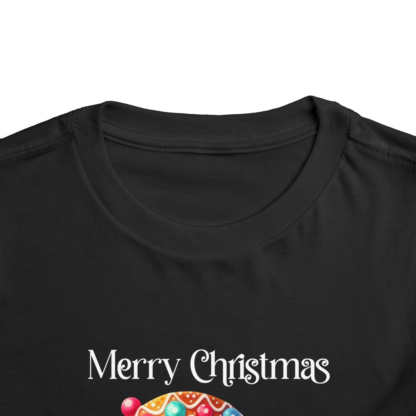 Toddler Tee - Christmas - Gingerbread - Merry Christmas (03a)