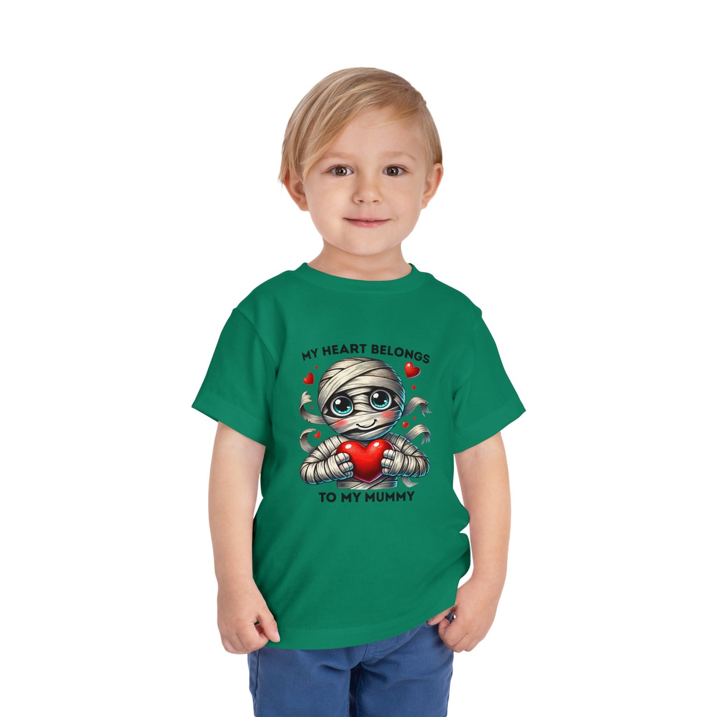 Toddler Tee - Halloween - My Heart Belongs to My Mummy (1a)
