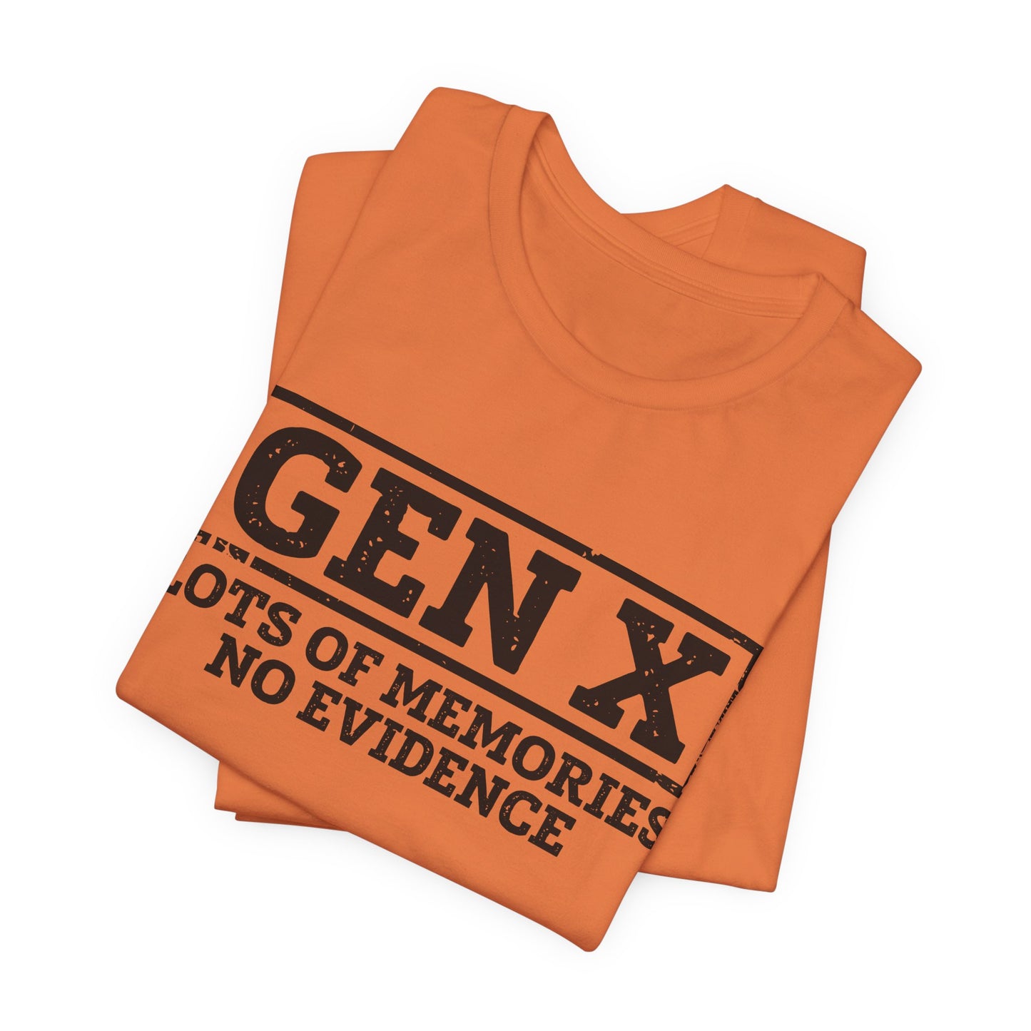 T-shirt - Sarcastic - GenX No Memories (01-black)