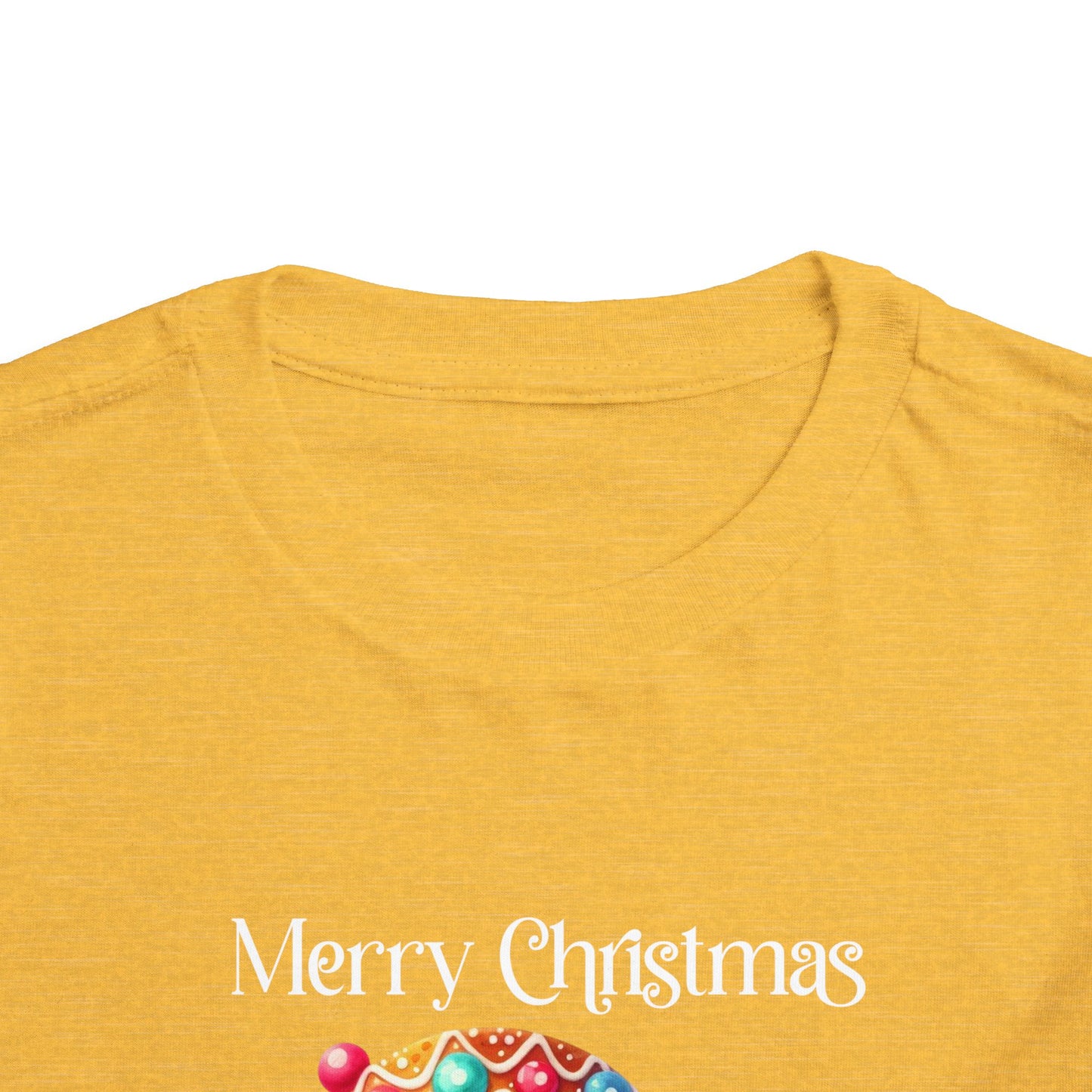 Toddler Tee - Christmas - Gingerbread - Merry Christmas (03a)