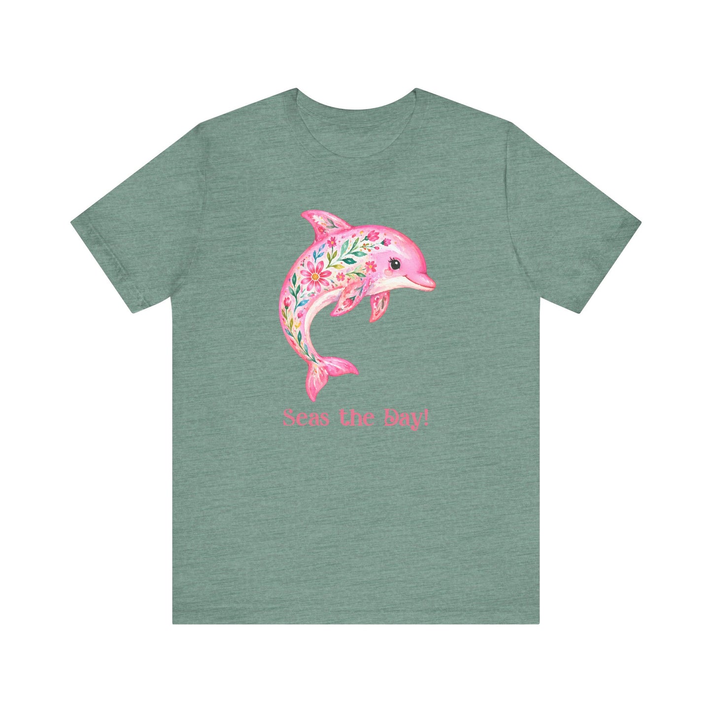T-Shirt - Animal - Seas the Day Dolphin (01)