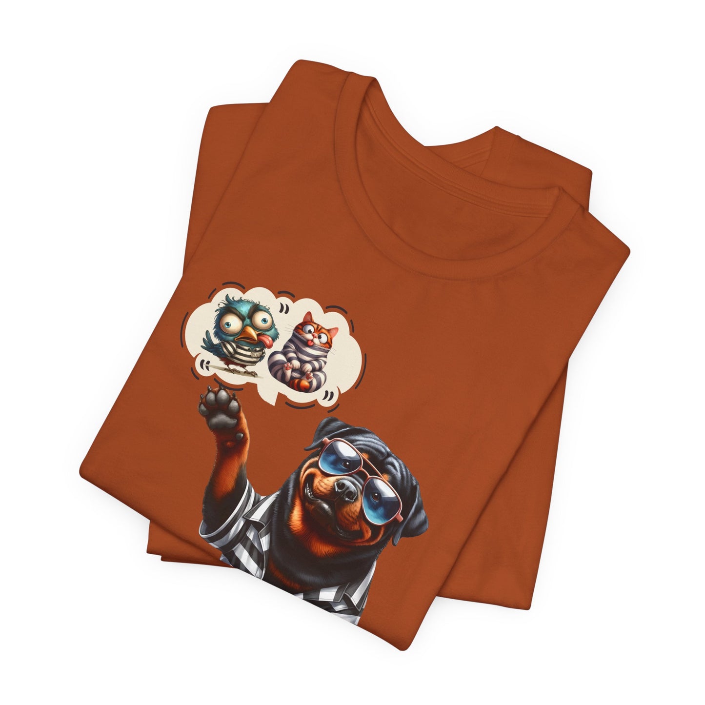 T-Shirt - Animal - Dog - I ate the cat that ate jail bird (1b)