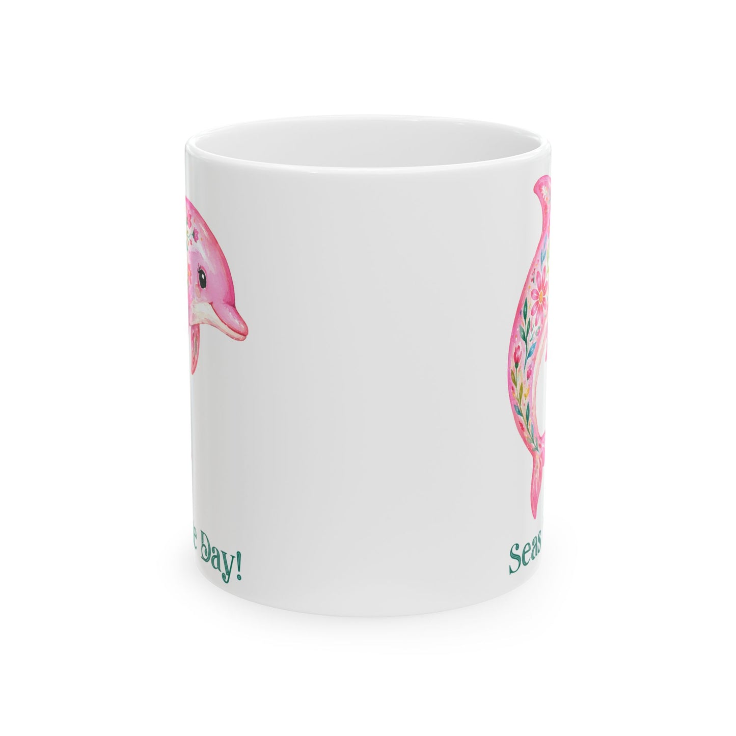 Ceramic Mug - Animal - Seas the Day Dolphin (01)