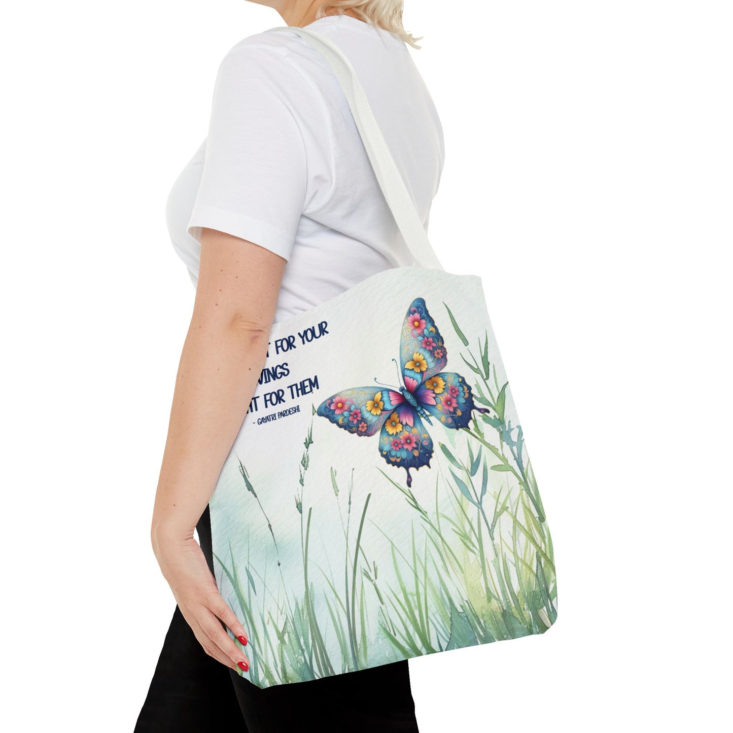 Tote Bag - Butterfly - Don't wait for your wings.... (1)