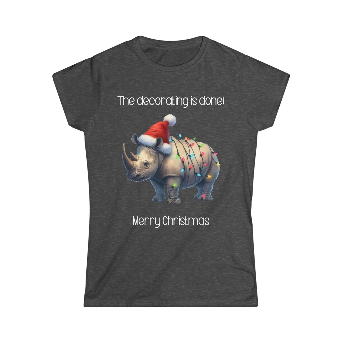 Female T-Shirt - Christmas - Decorating Done (05)