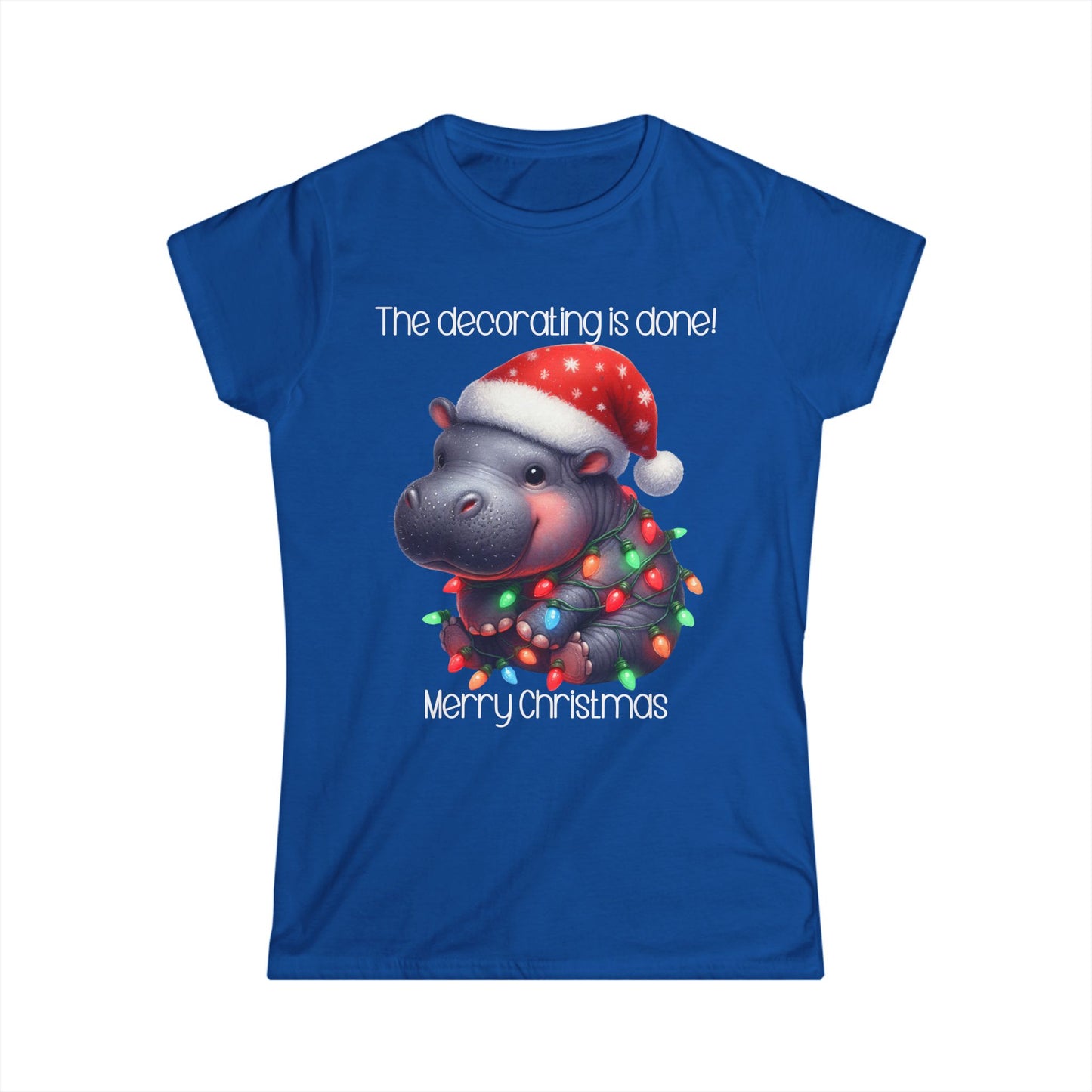 Female T-Shirt - Christmas - Decorating Done (06)