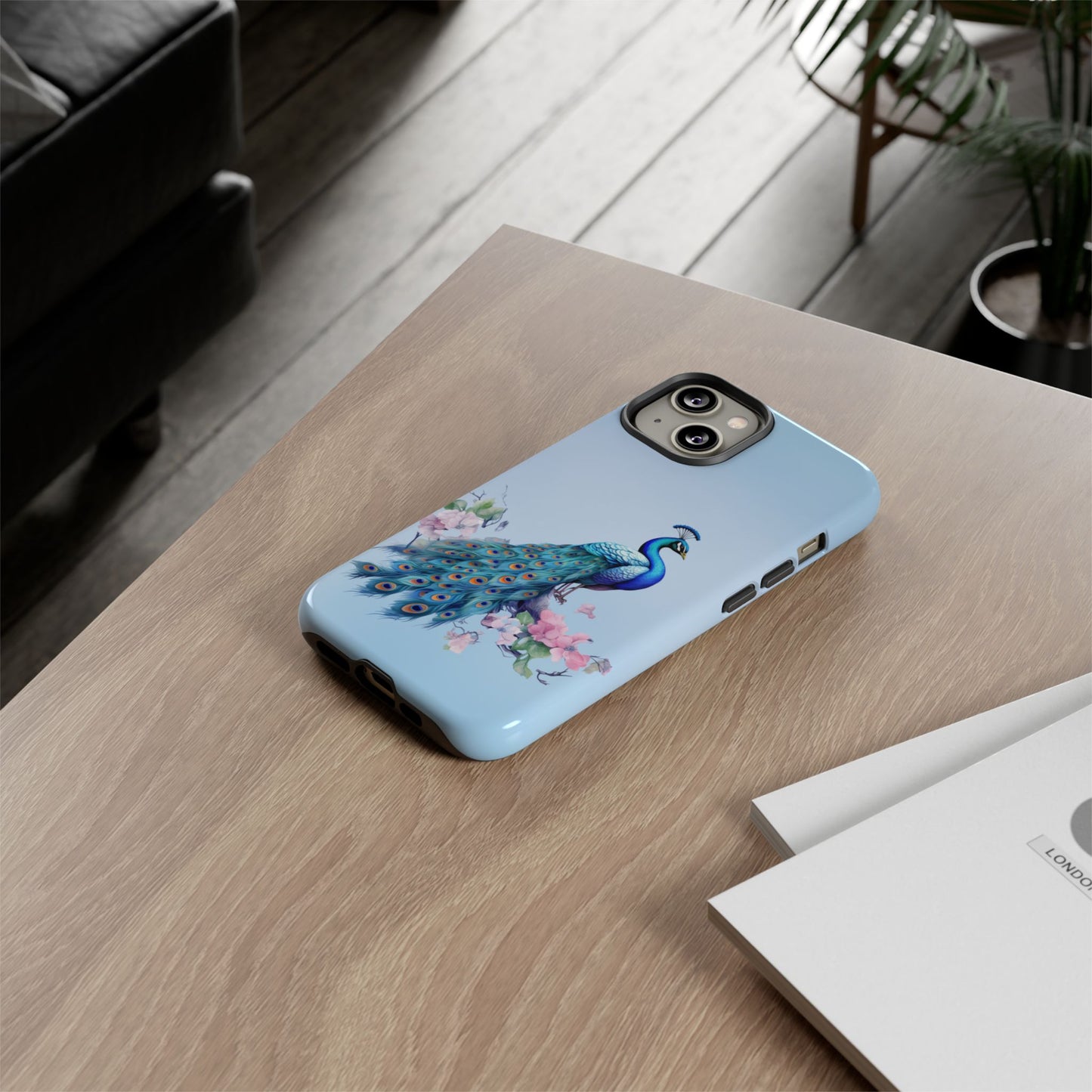 Tough Cell Phone Case - Animal - Peacock (1)