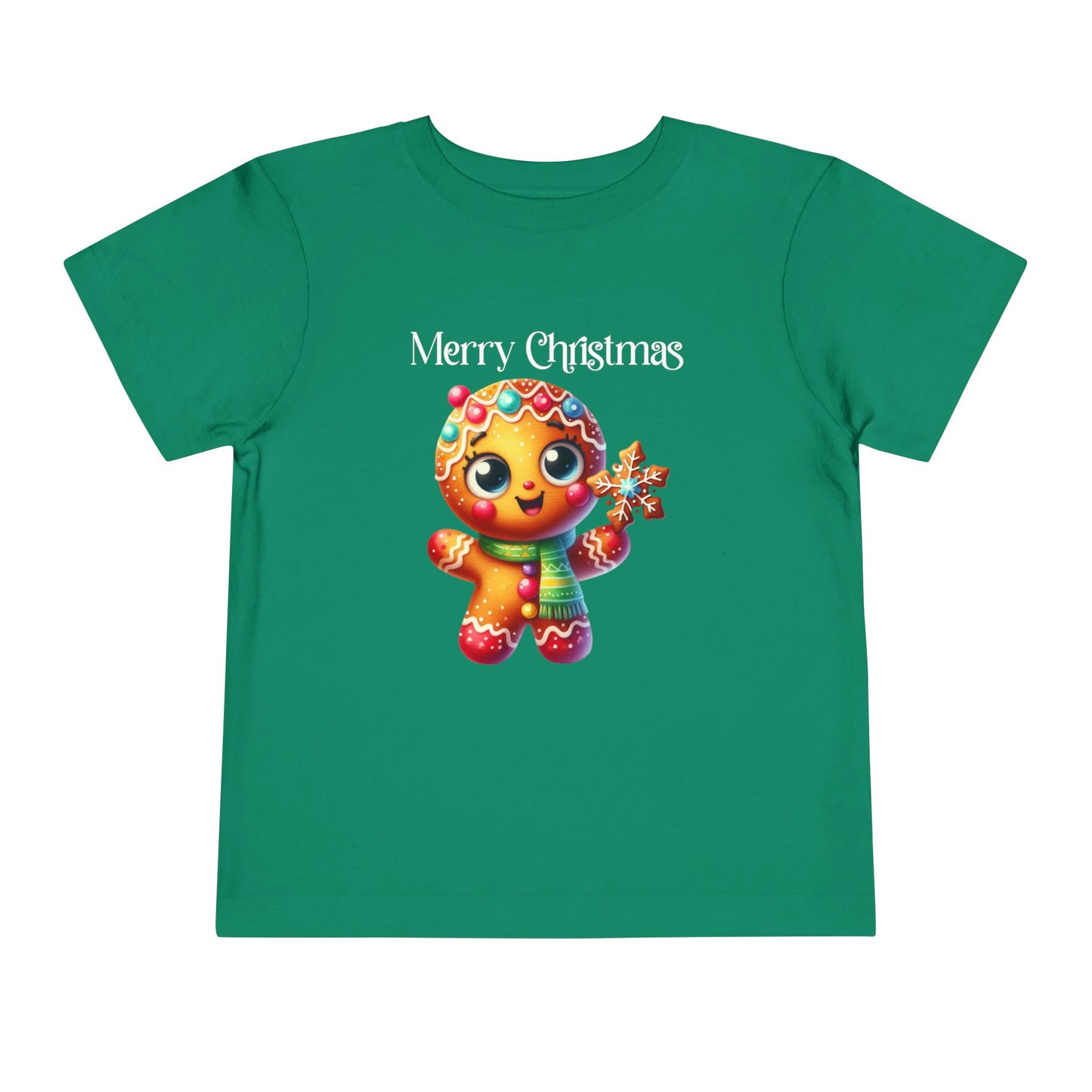 Toddler Tee - Christmas - Gingerbread - Merry Christmas (03a)