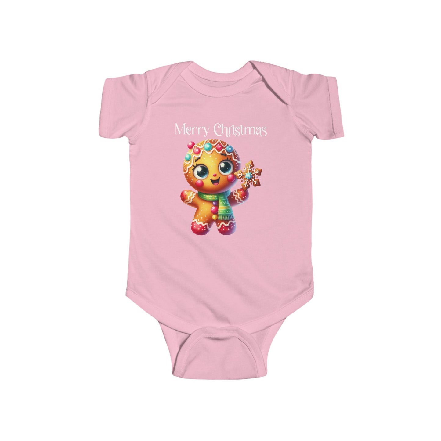 Onesie - Christmas - Gingerbread - Merry Christmas (03a)