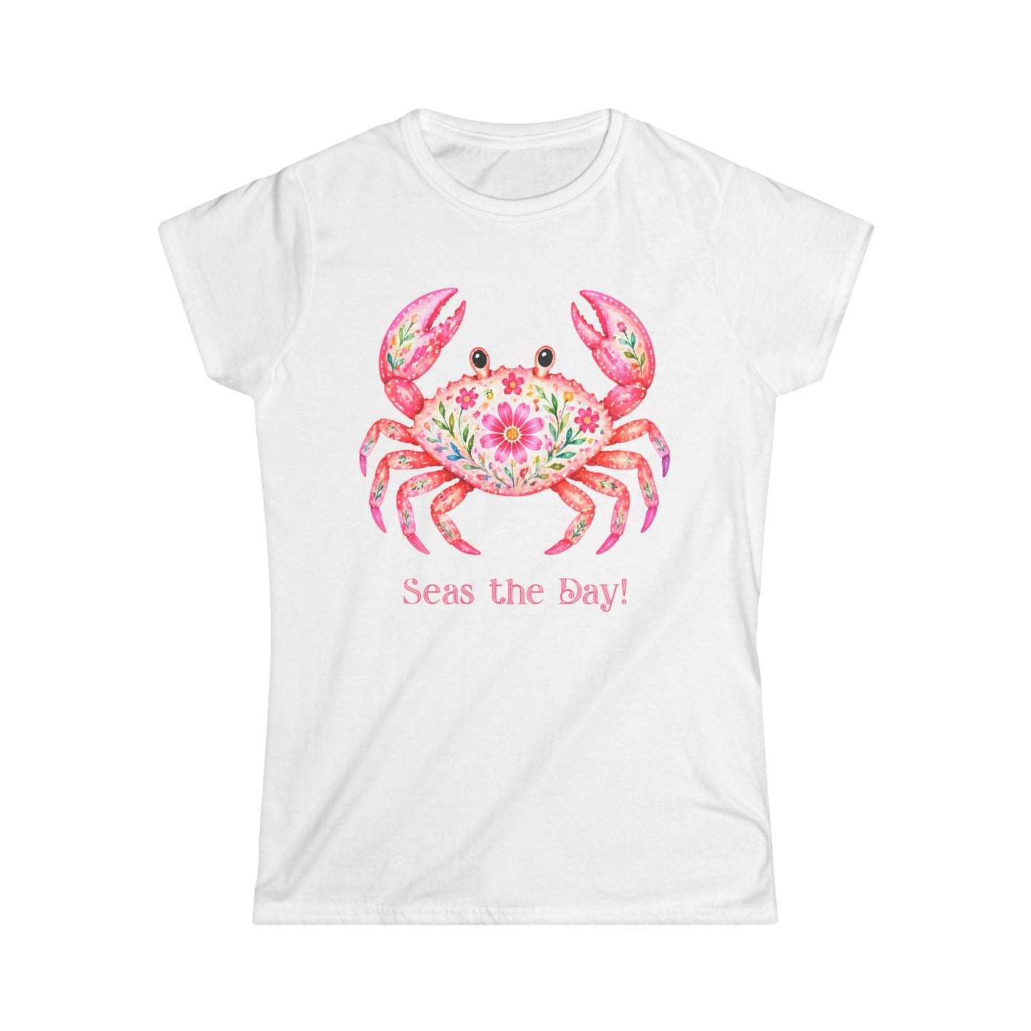 Female T-Shirt - Animal - Seas the Day Crab (01)