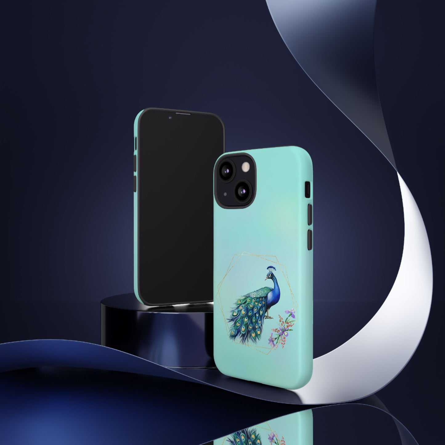 Tough Cell Phone Case - Animal - Peacock (2)