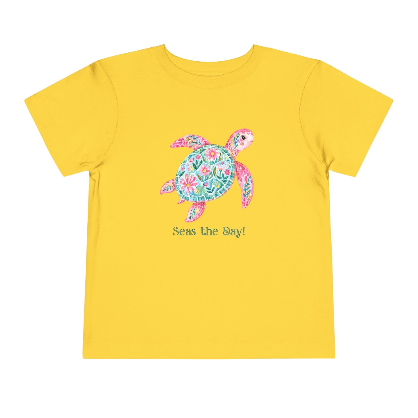 Toddler Tee - Animal - Seas the Day Turtle (01)