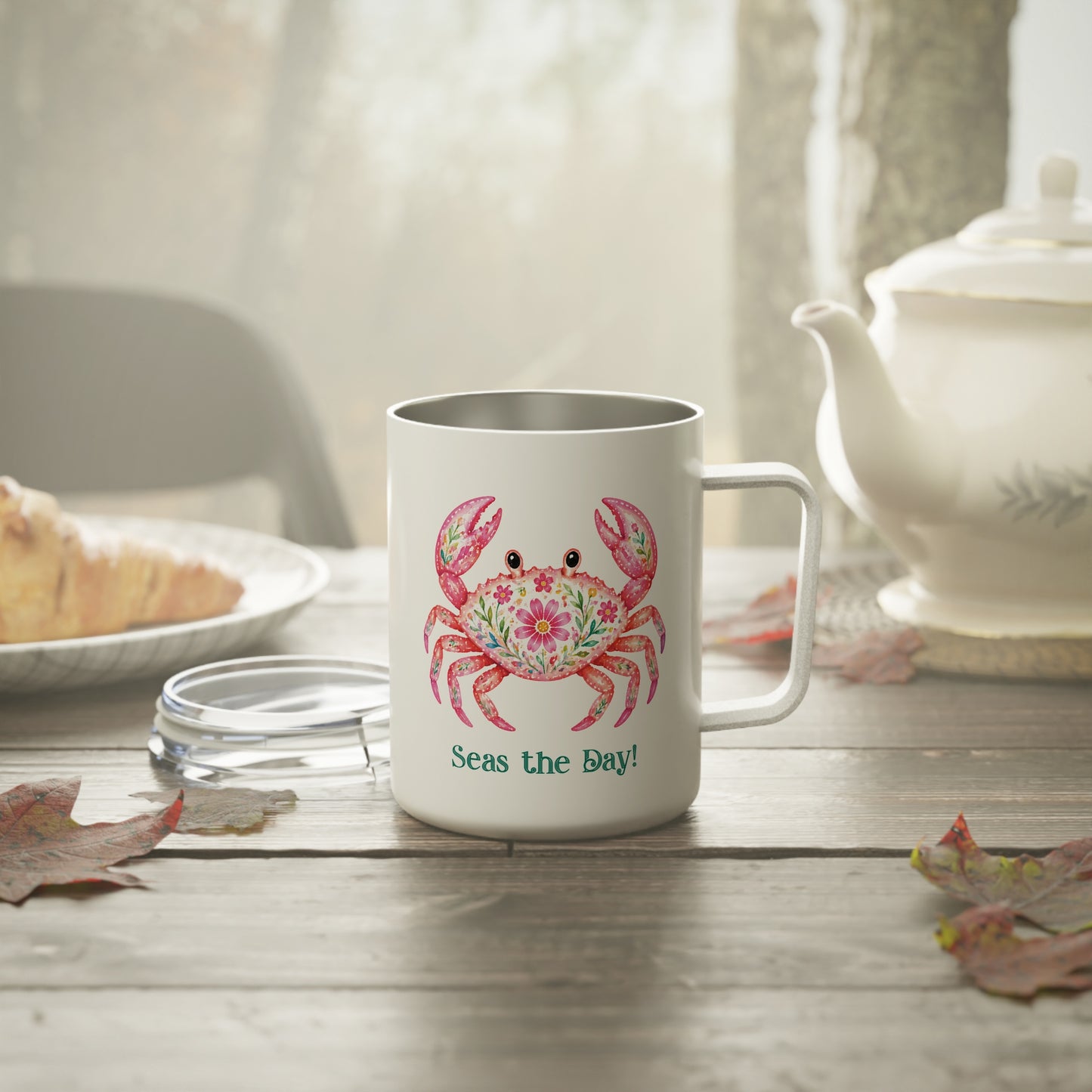 Insulated Mug - Animal - Seas the Day Crab (01)
