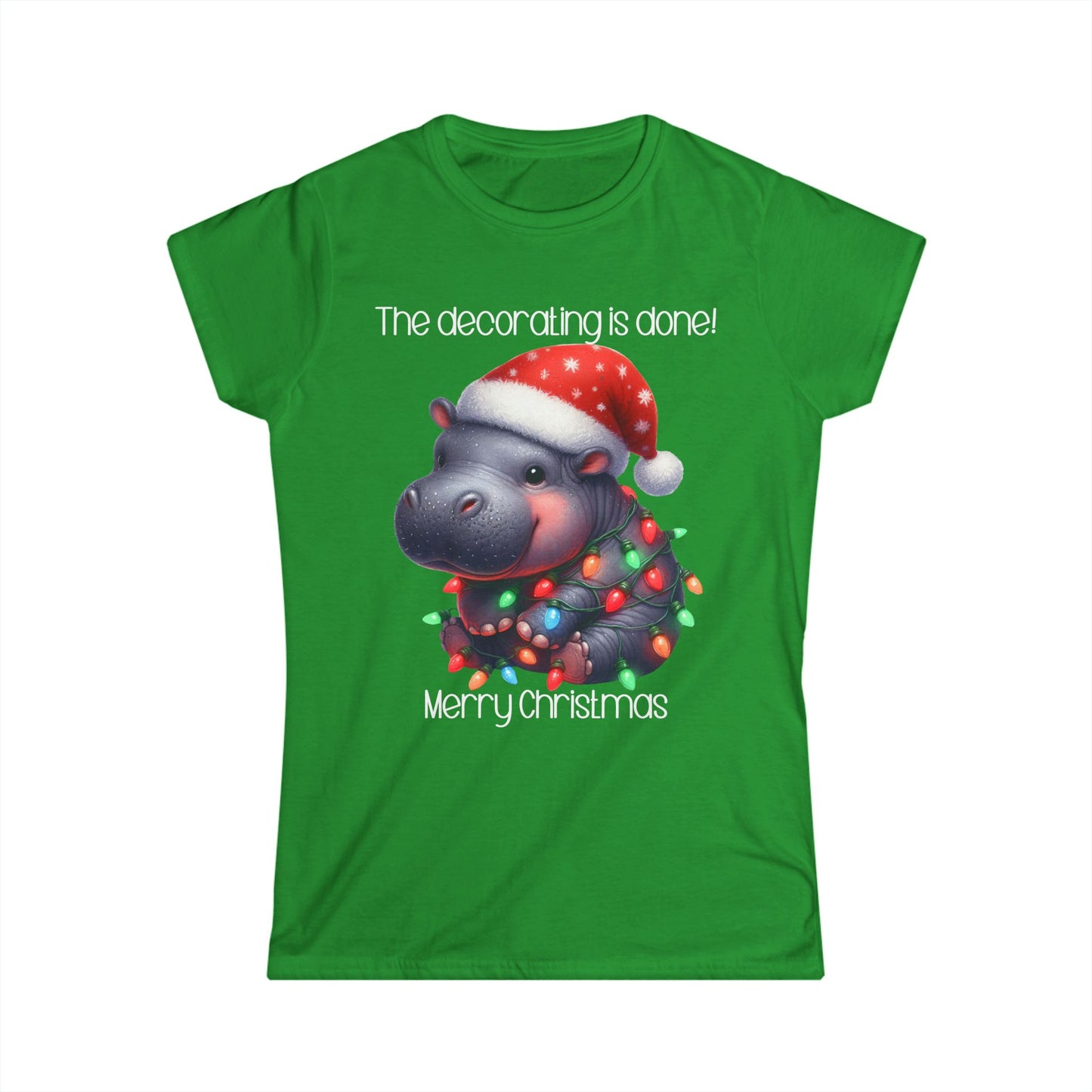 Female T-Shirt - Christmas - Decorating Done (06)