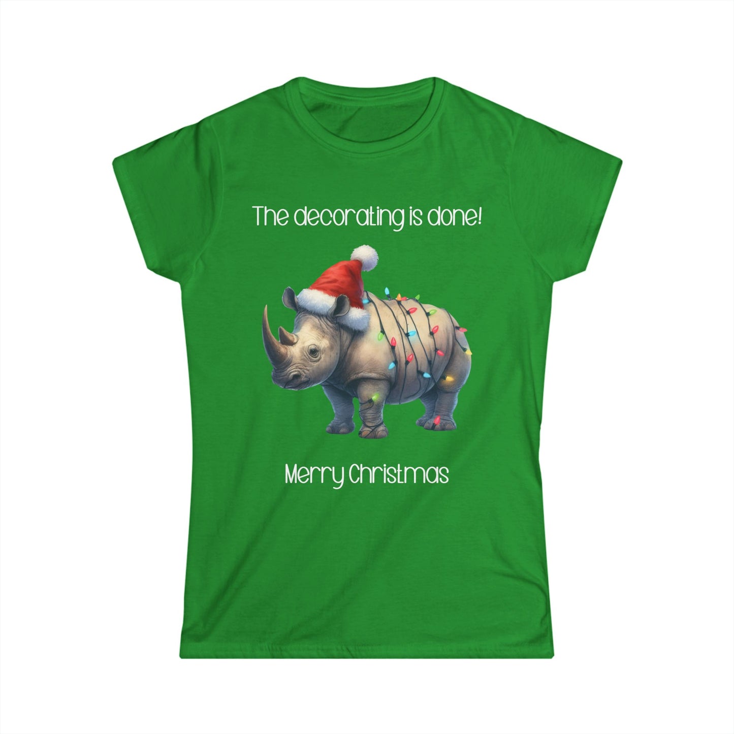 Female T-Shirt - Christmas - Decorating Done (05)