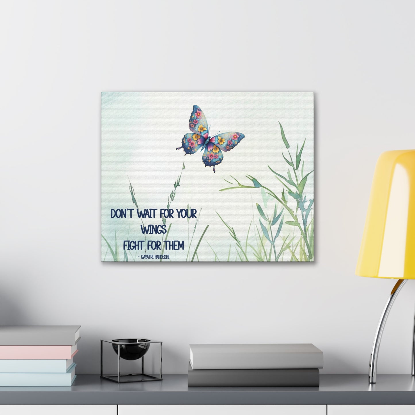 Canvas - Butterfly - Don't Wait for Wings (1)