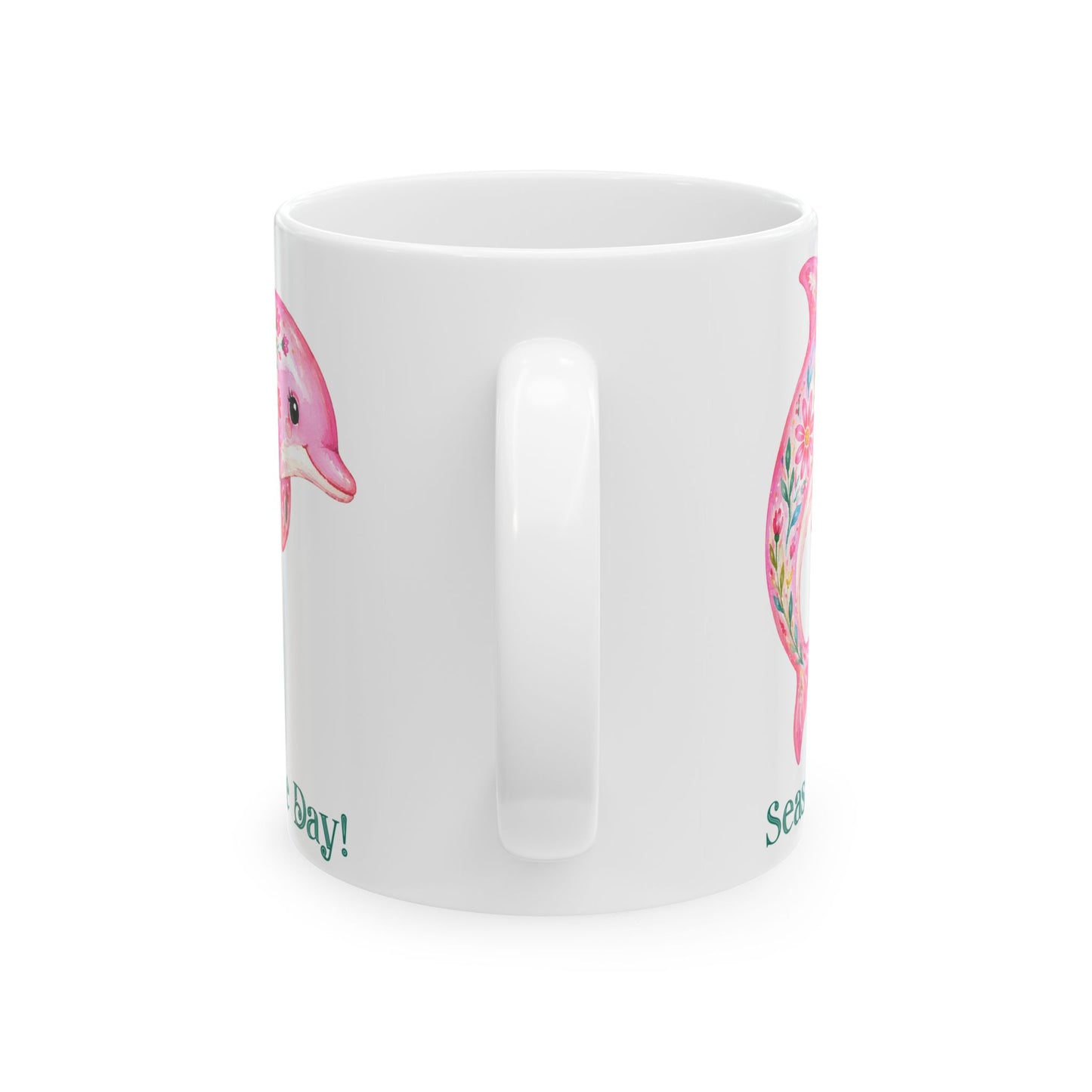 Ceramic Mug - Animal - Seas the Day Dolphin (01)