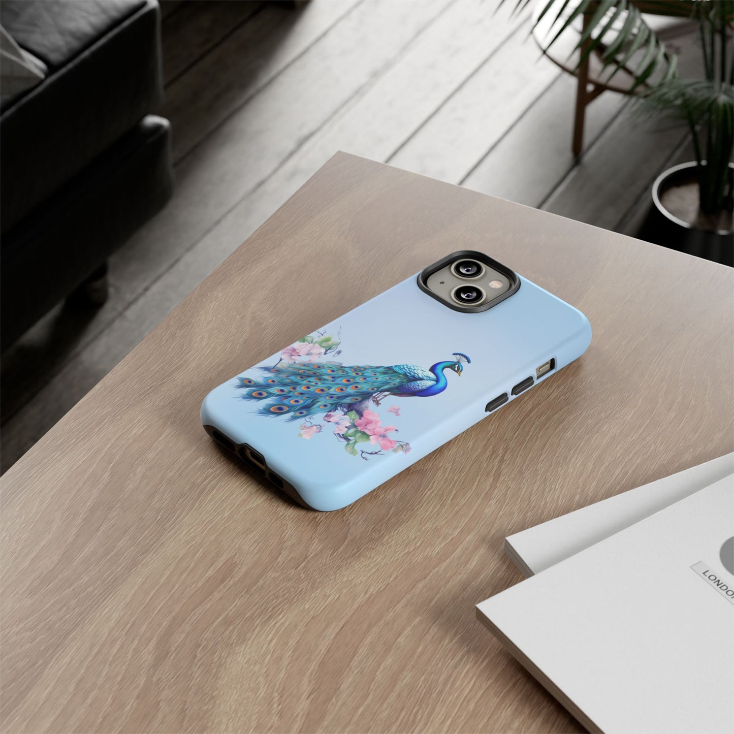 Tough Cell Phone Case - Animal - Peacock (1)