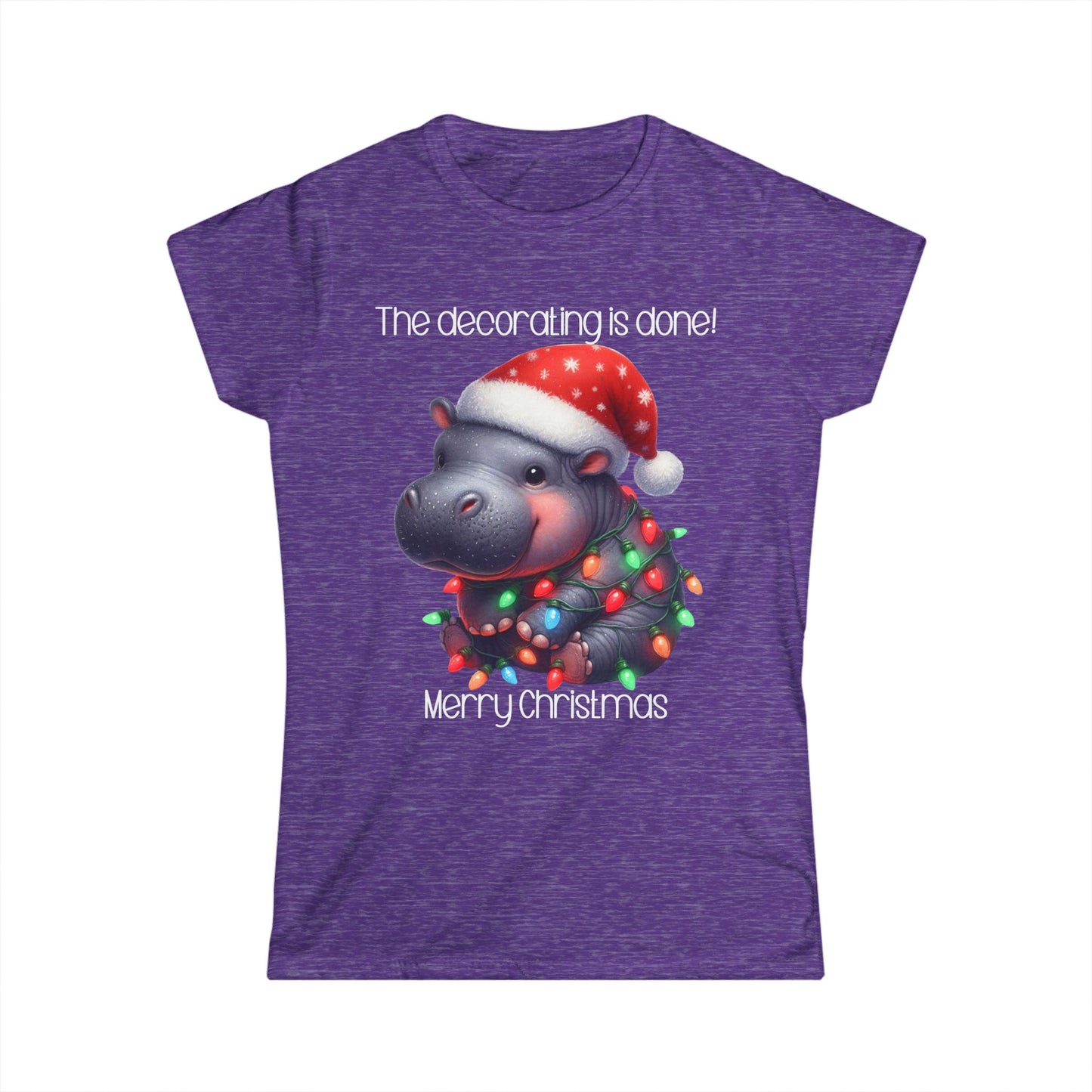 Female T-Shirt - Christmas - Decorating Done (06)