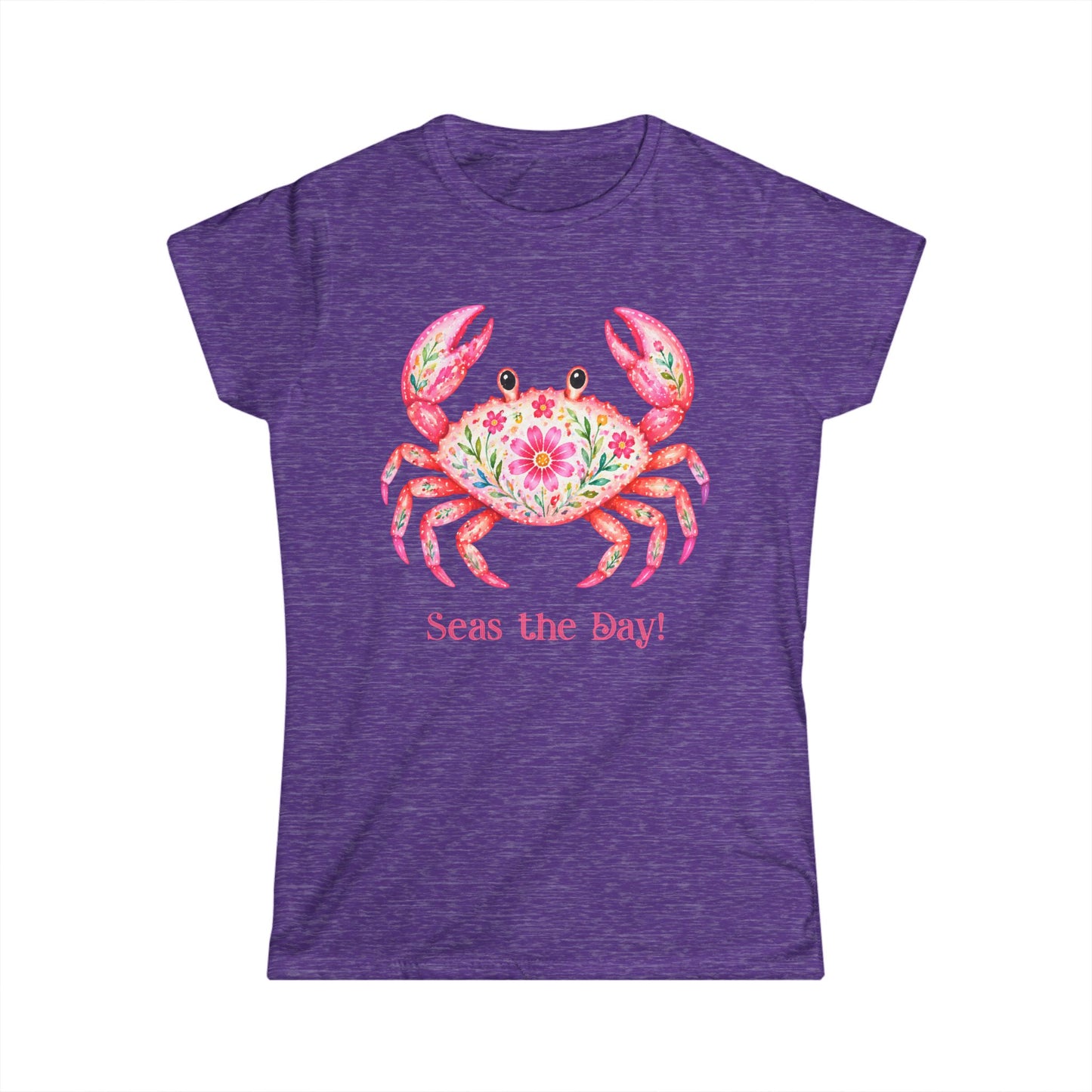 Female T-Shirt - Animal - Seas the Day Crab (01)