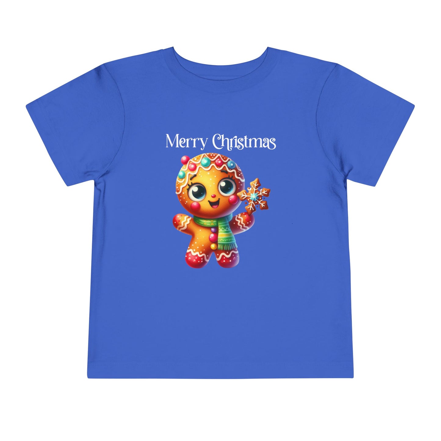 Toddler Tee - Christmas - Gingerbread - Merry Christmas (03a)