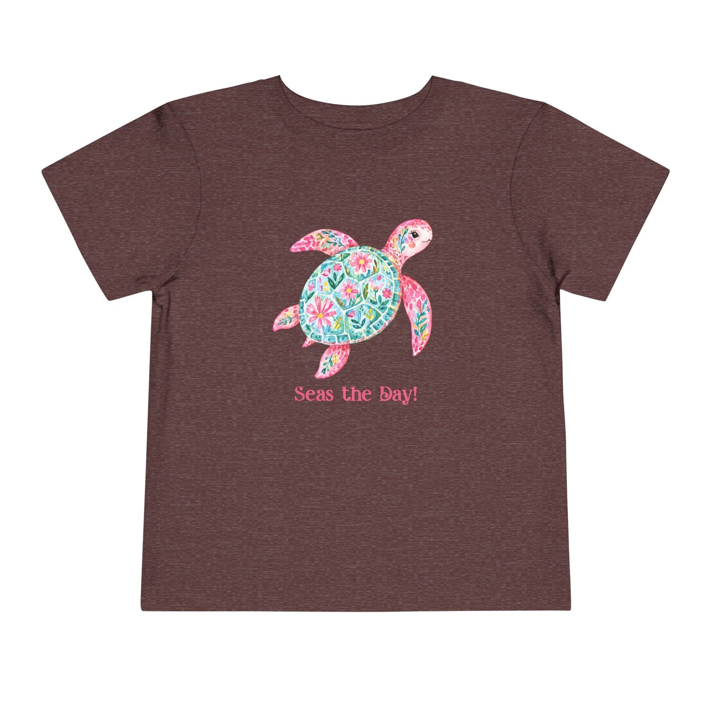 Toddler Tee - Animal - Seas the Day Turtle (01)