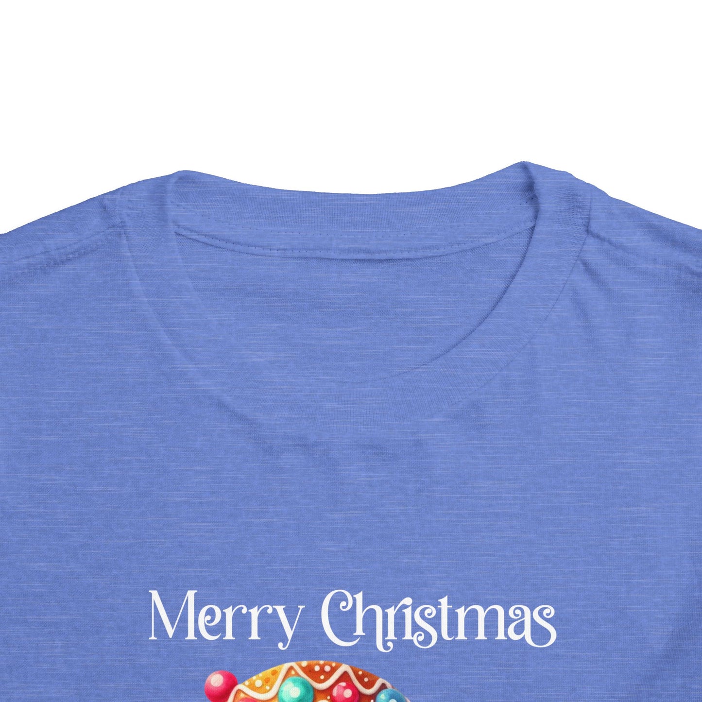 Toddler Tee - Christmas - Gingerbread - Merry Christmas (03a)