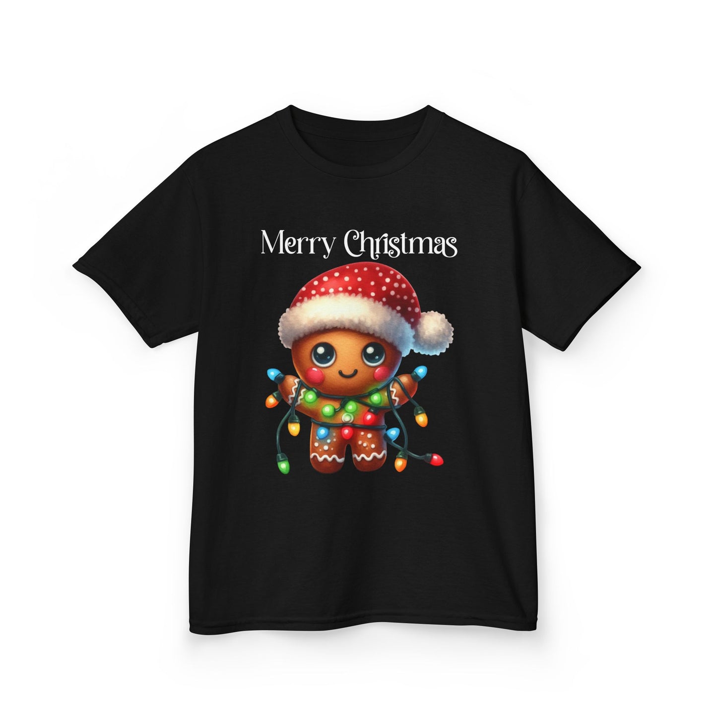 Child Tee - Christmas - Gingerbread - Merry Christmas (02a)