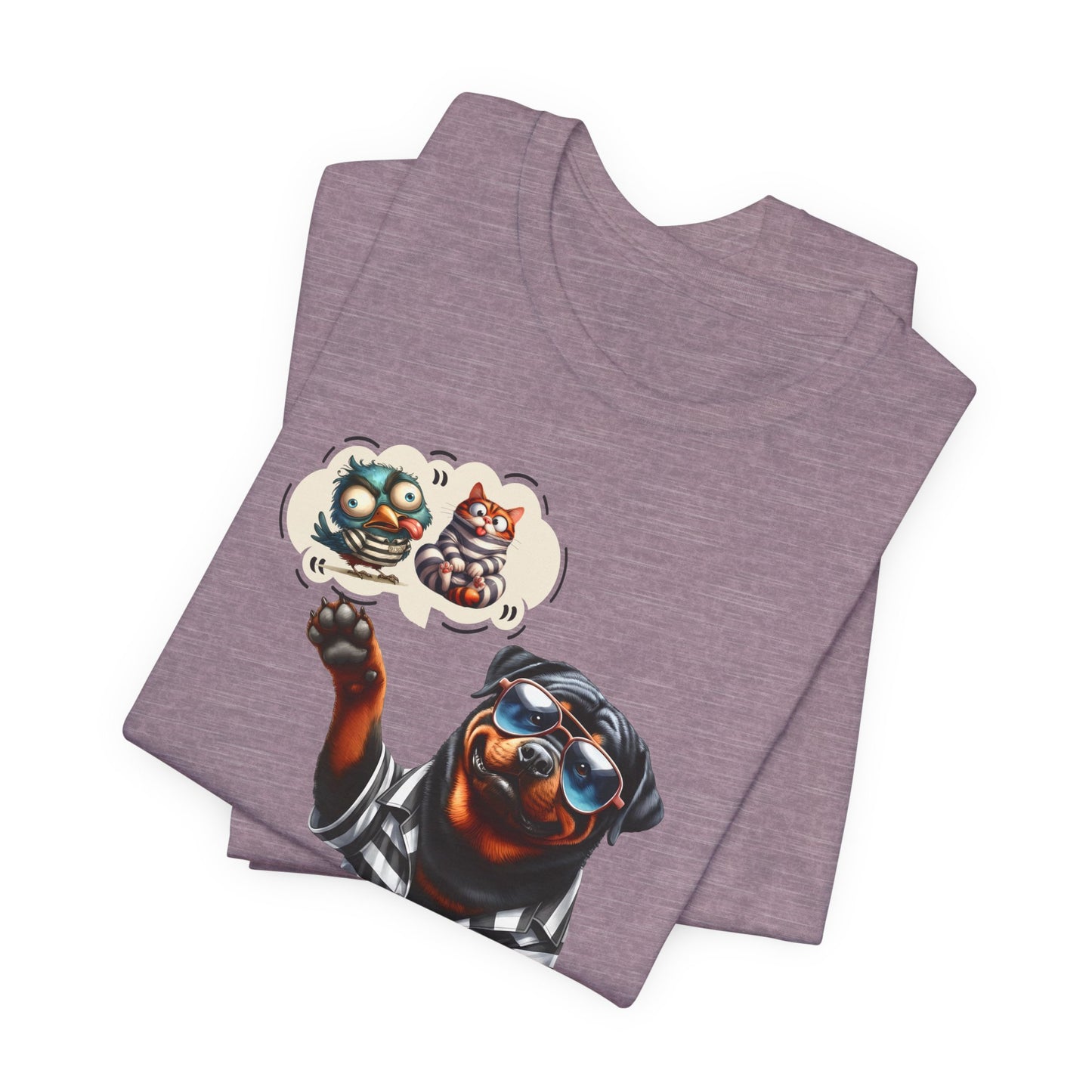 T-Shirt - Animal - Dog - I ate the cat that ate jail bird (1a)