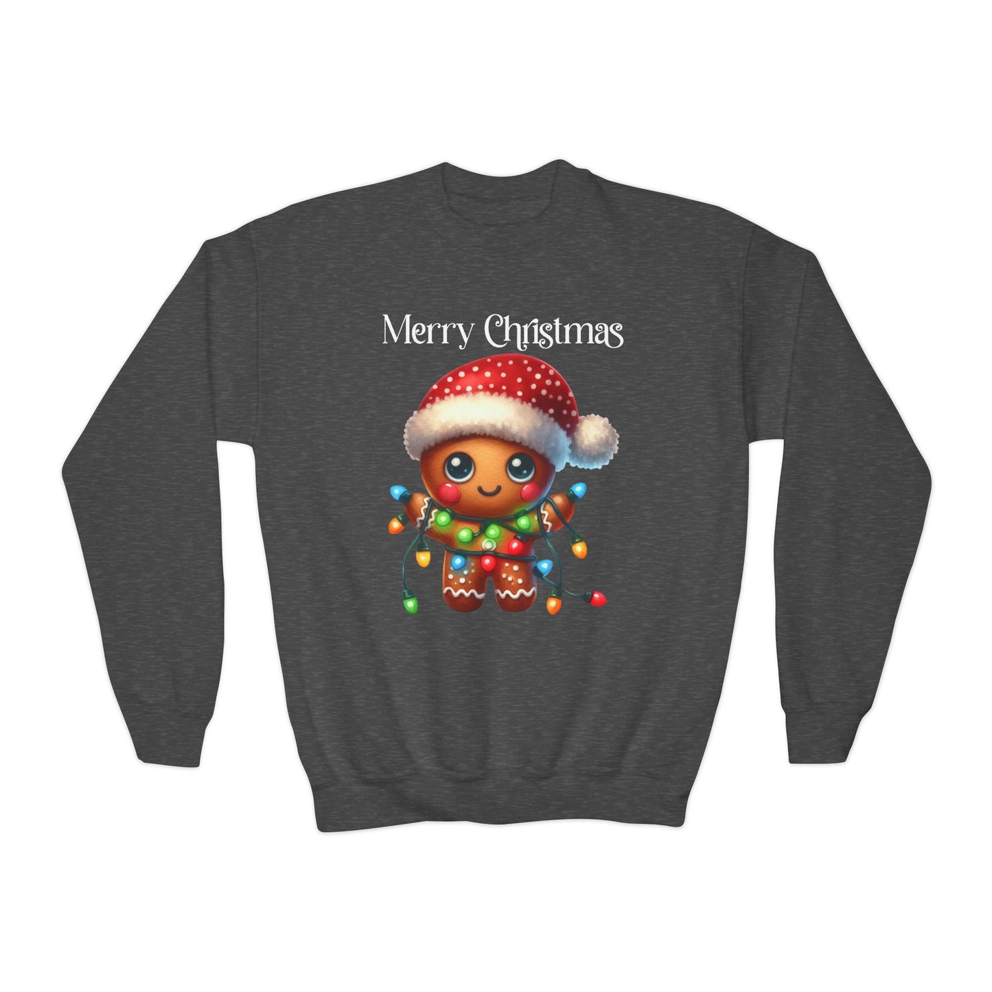 Child Sweatshirt - Christmas - Gingerbread - Merry Christmas (02a)
