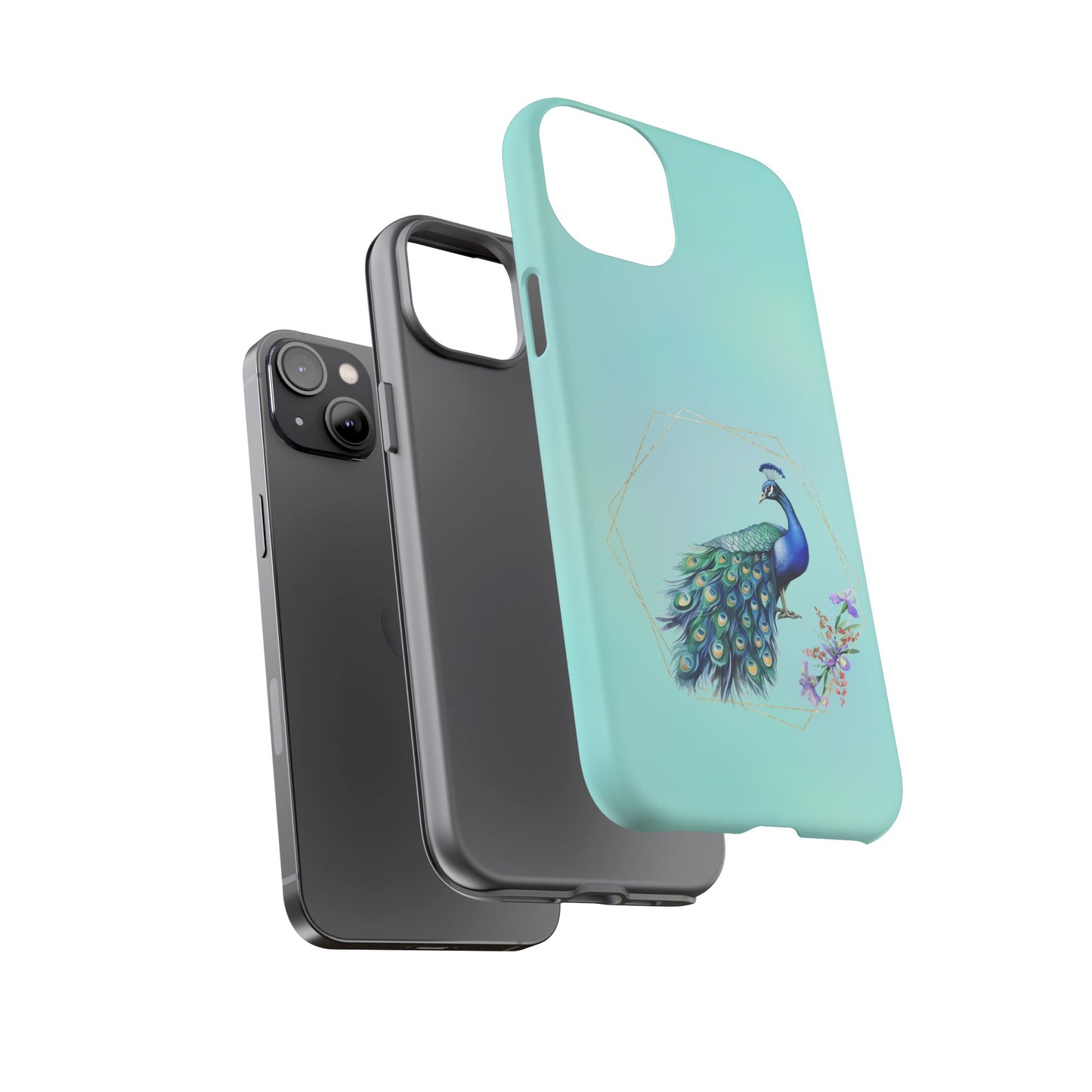 Tough Cell Phone Case - Animal - Peacock (2)