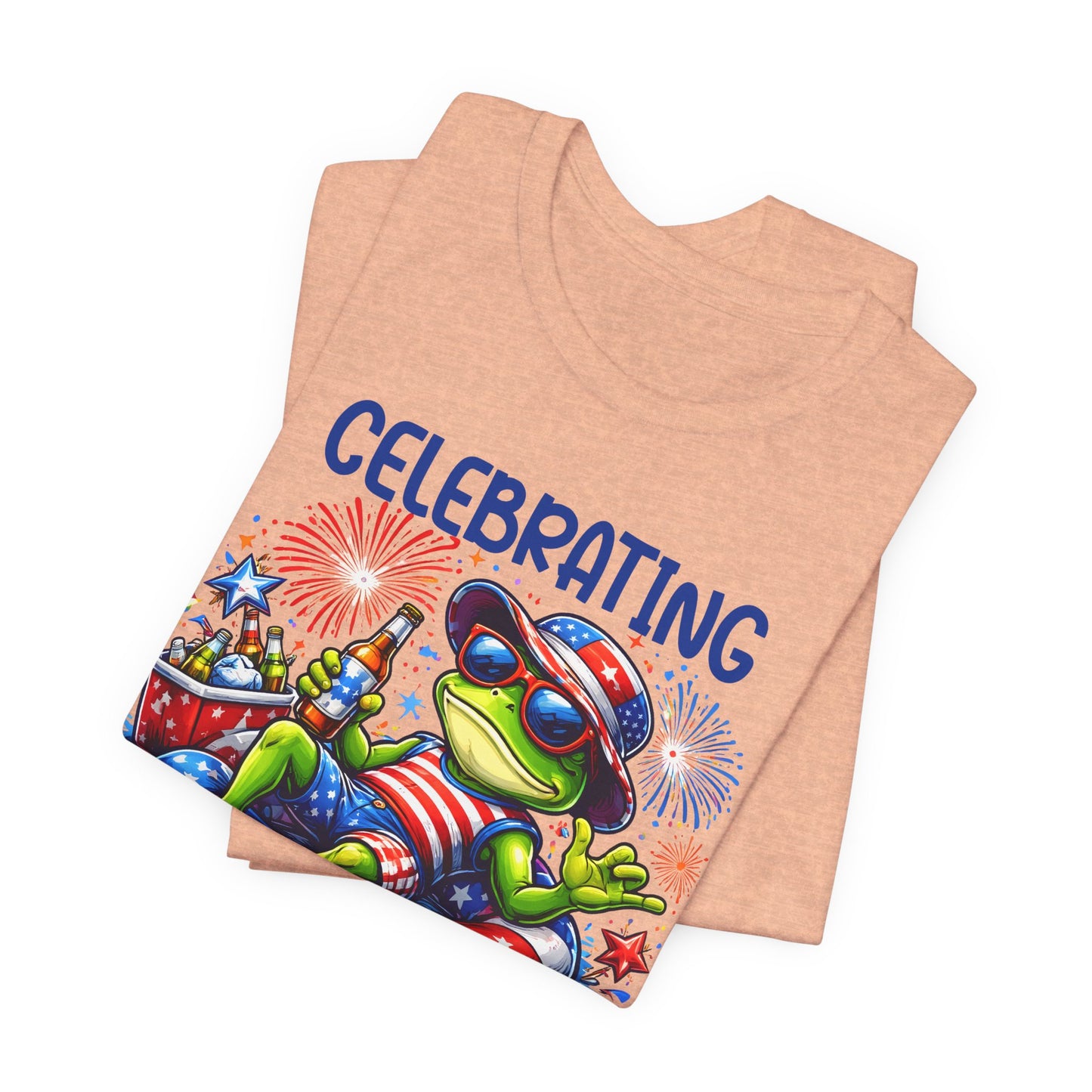 T-Shirt - American - Celebrating America Frog 01