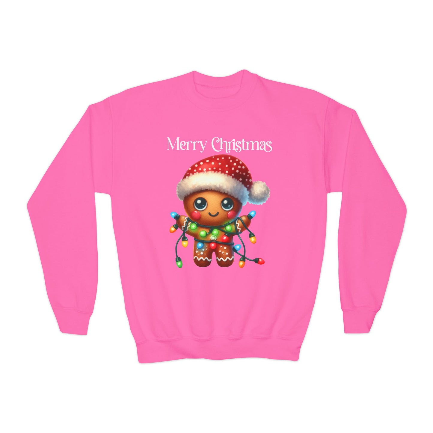 Child Sweatshirt - Christmas - Gingerbread - Merry Christmas (02a)