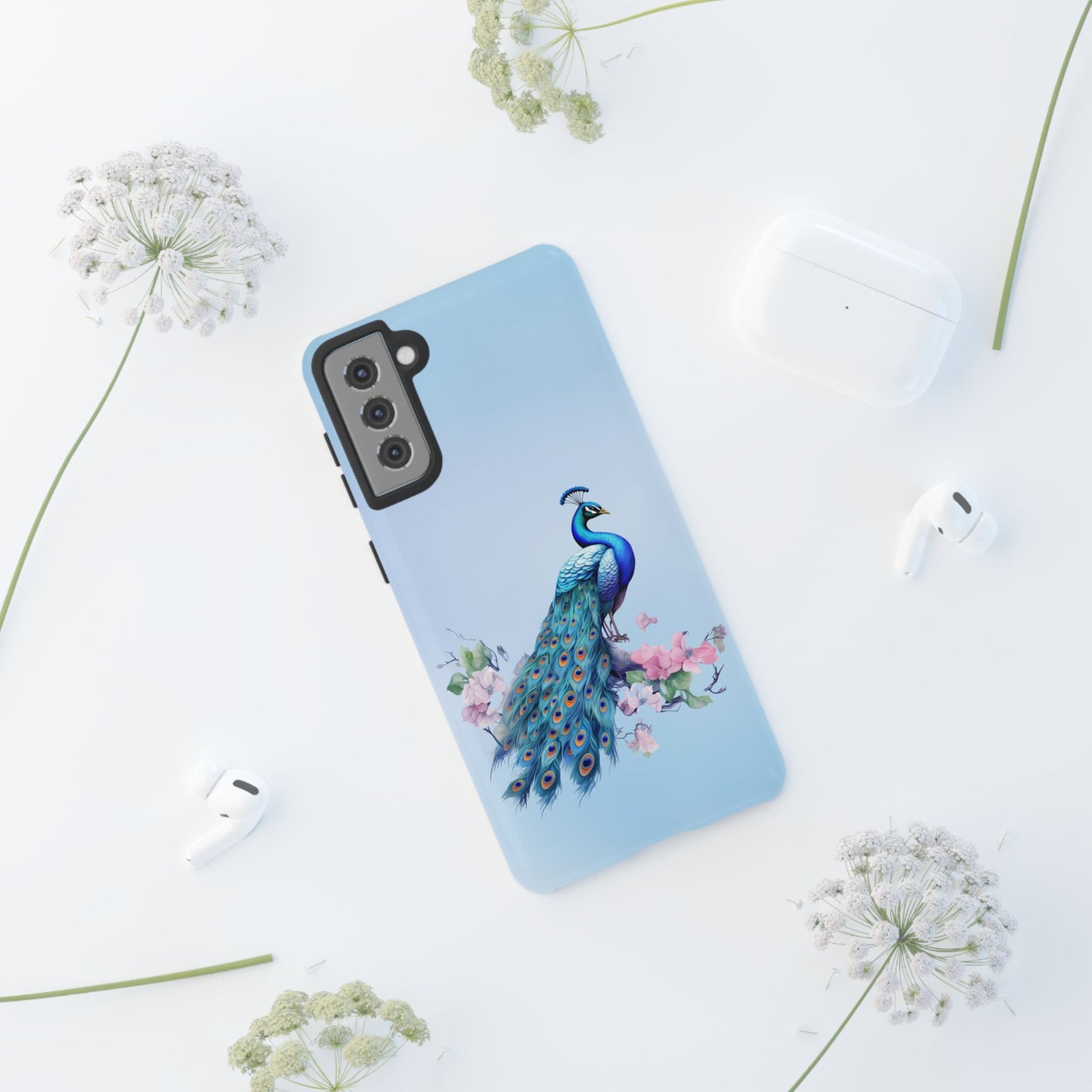 Tough Cell Phone Case - Animal - Peacock (1)