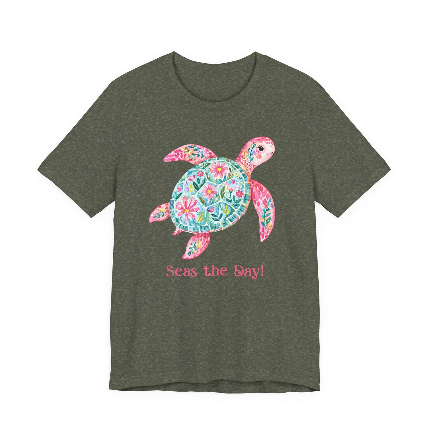 T-Shirt - Animal - Seas the Day Turtle (01)