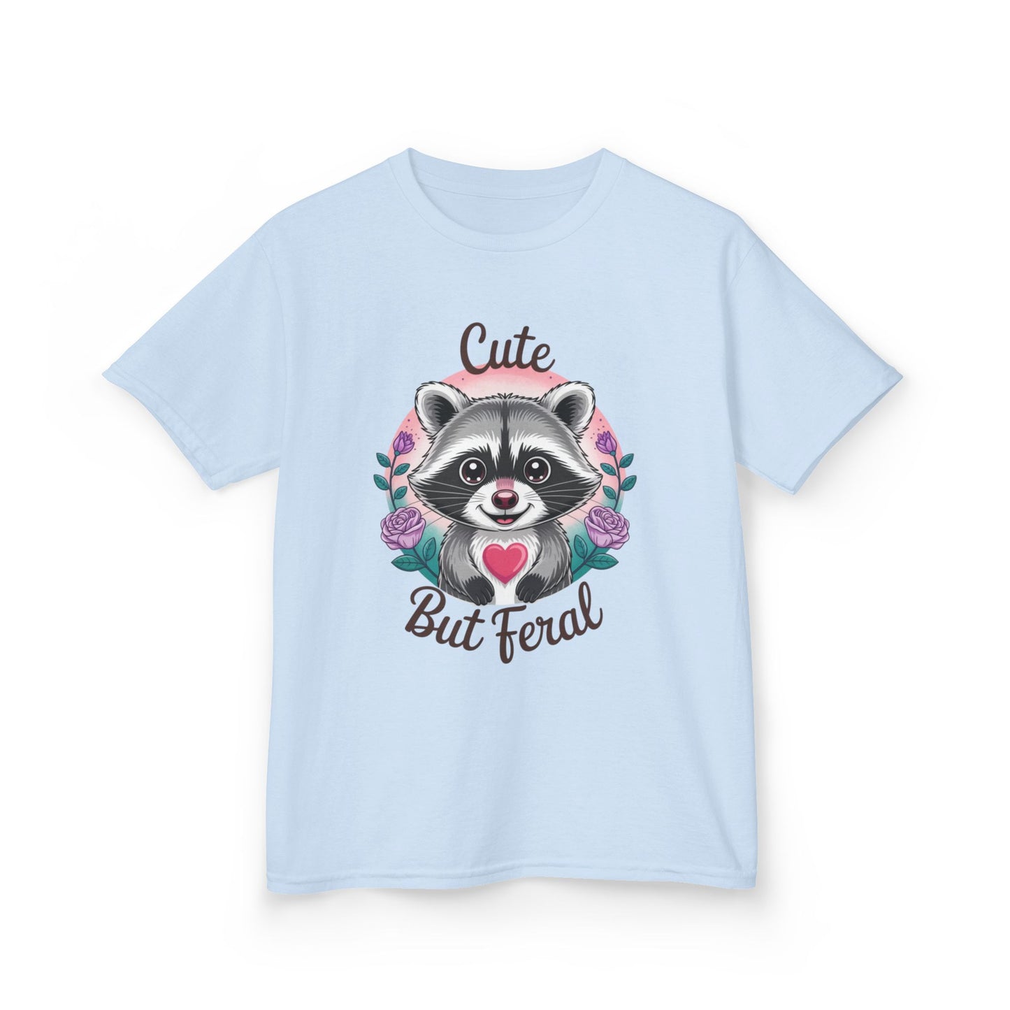 Child Tee - Animal / Racoon - Cute but Feral (01)