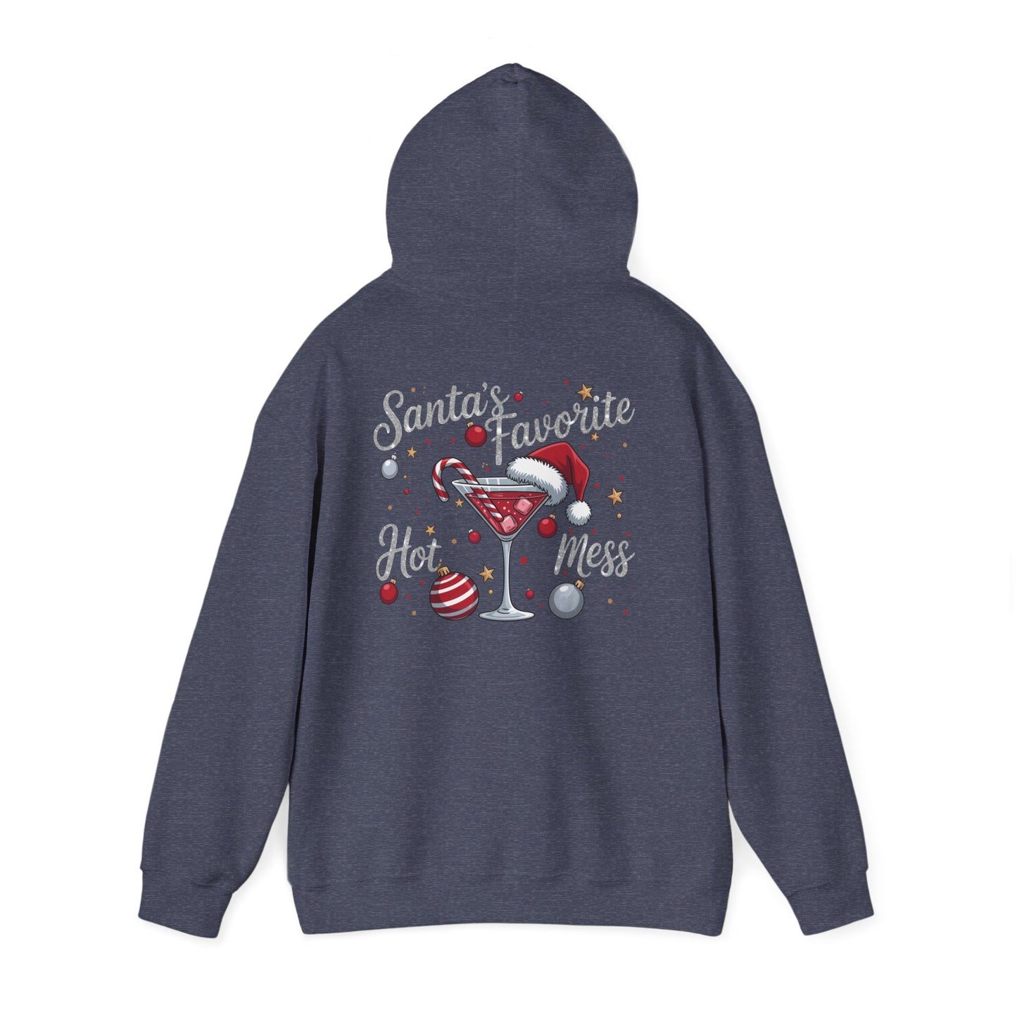Heavy Blend Hoodie - Christmas - Santa's Fav. Hot Mess (01)