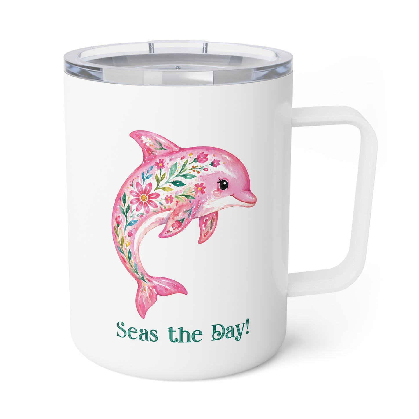Insulated Mug - Animal - Seas the Day Dolphin (01)