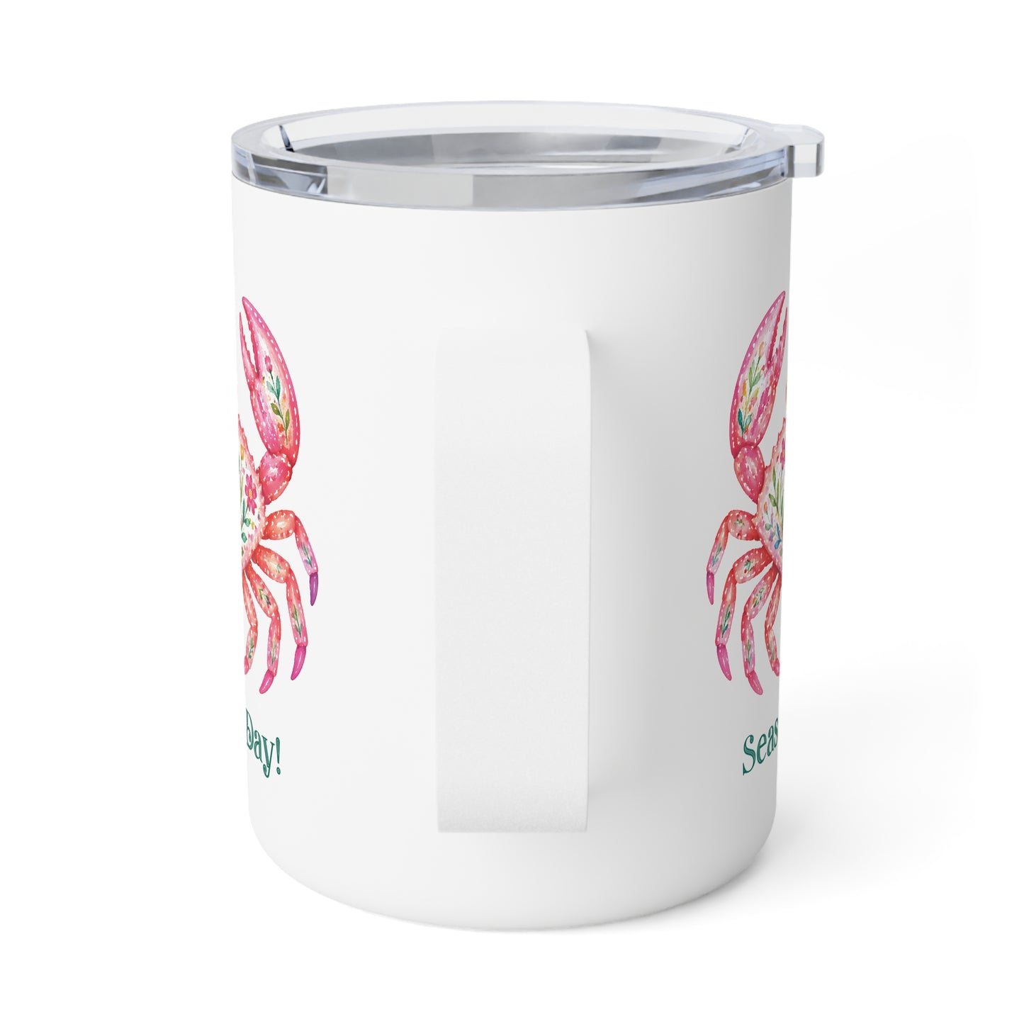 Insulated Mug - Animal - Seas the Day Crab (01)