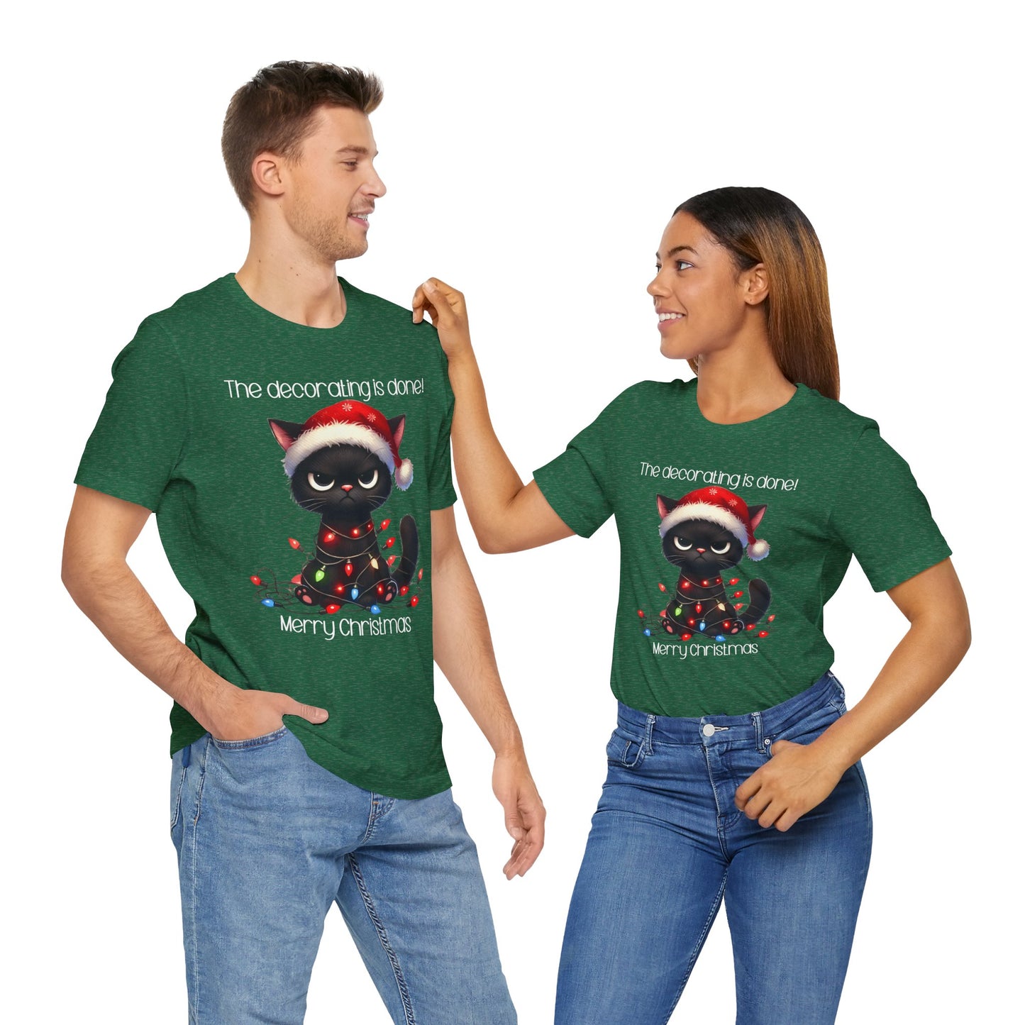 T-shirt - Christmas - Decorating Done (1b)