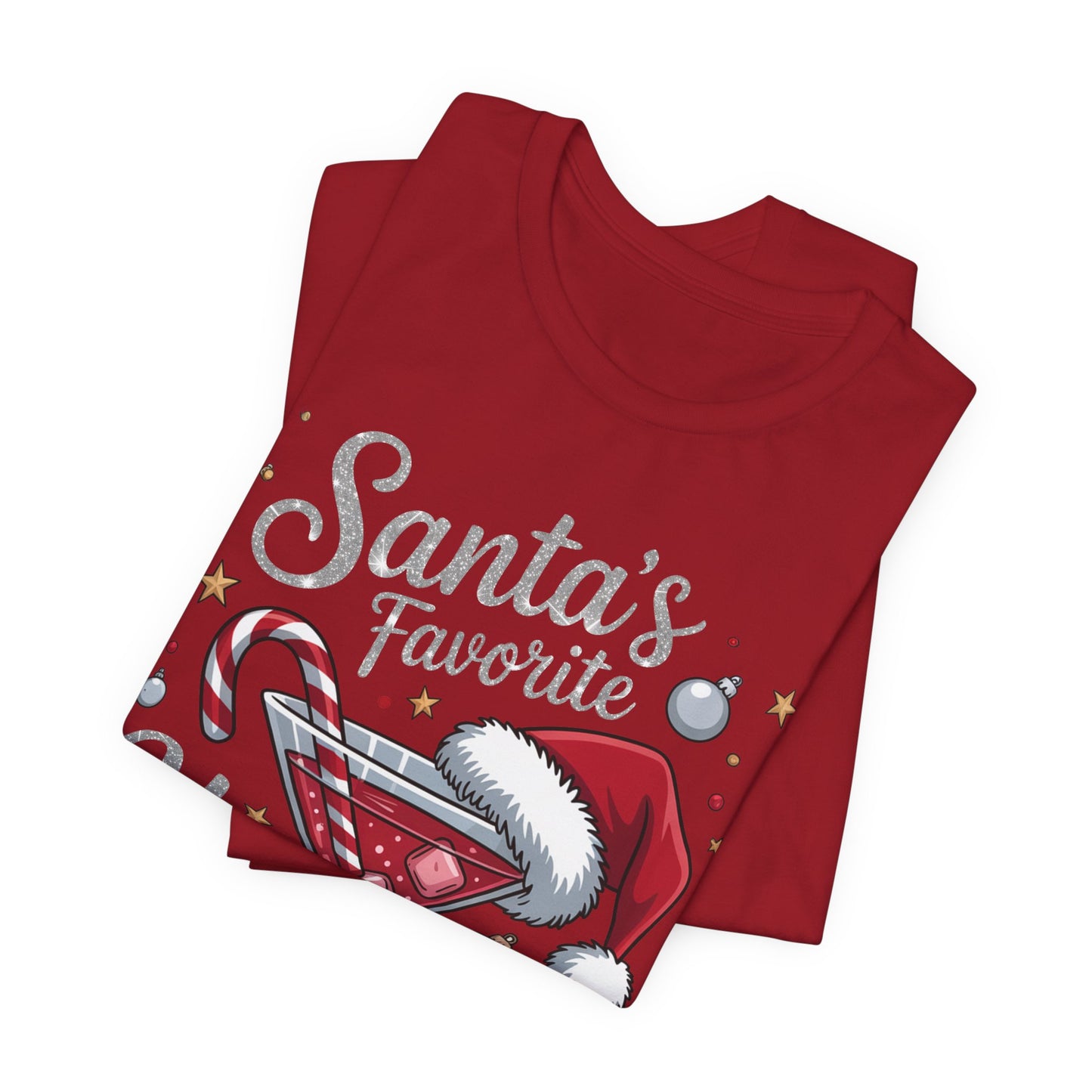 T-shirt - Christmas - Santa's Fav. Hot Mess (01)