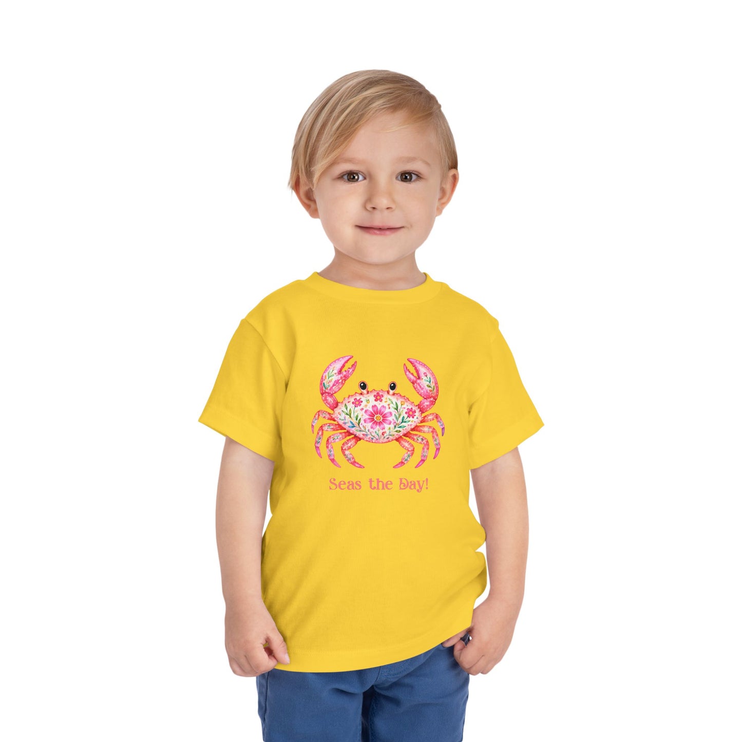 Toddler Tee - Animal - Seas the Day Crab (01)
