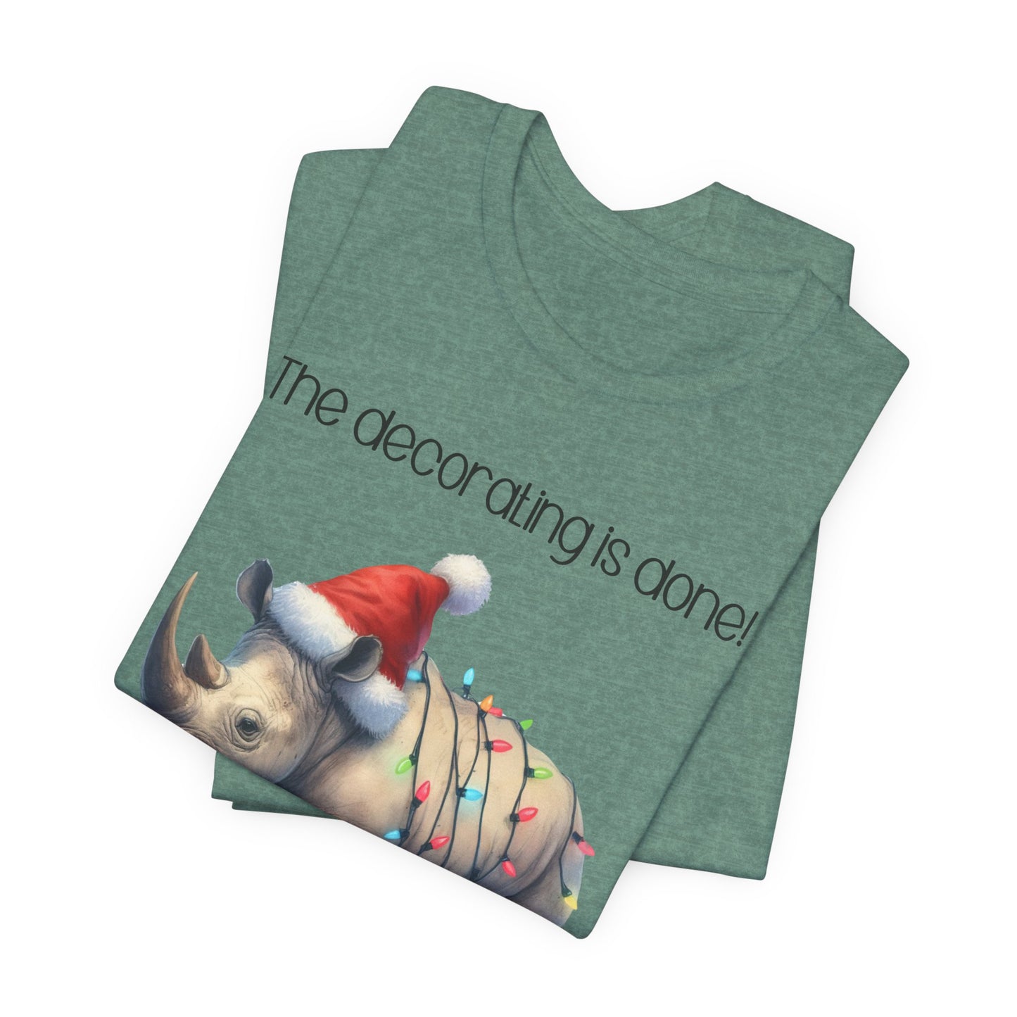 T-shirt - Christmas - Decorating Done (5a)