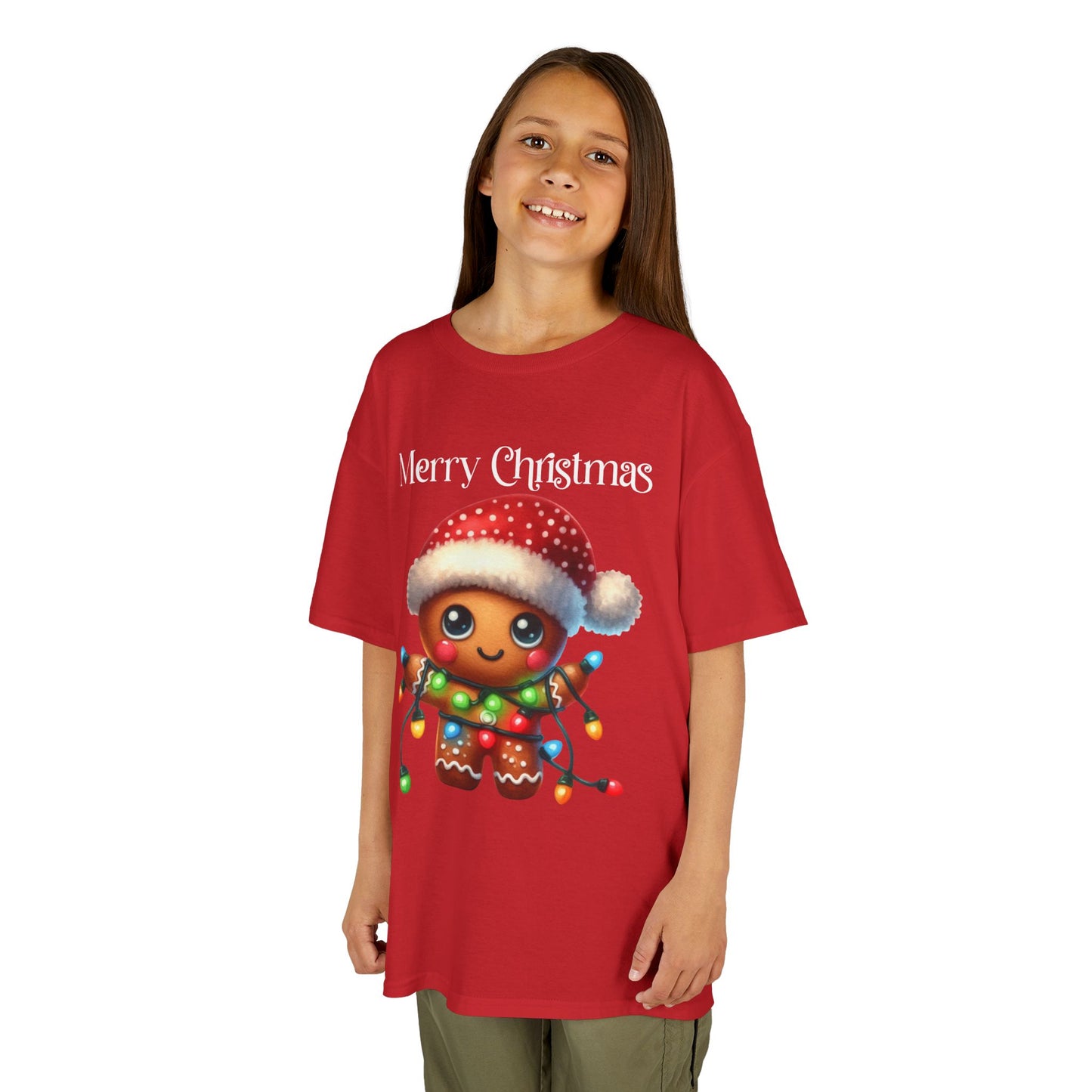 Child Tee - Christmas - Gingerbread - Merry Christmas (02a)