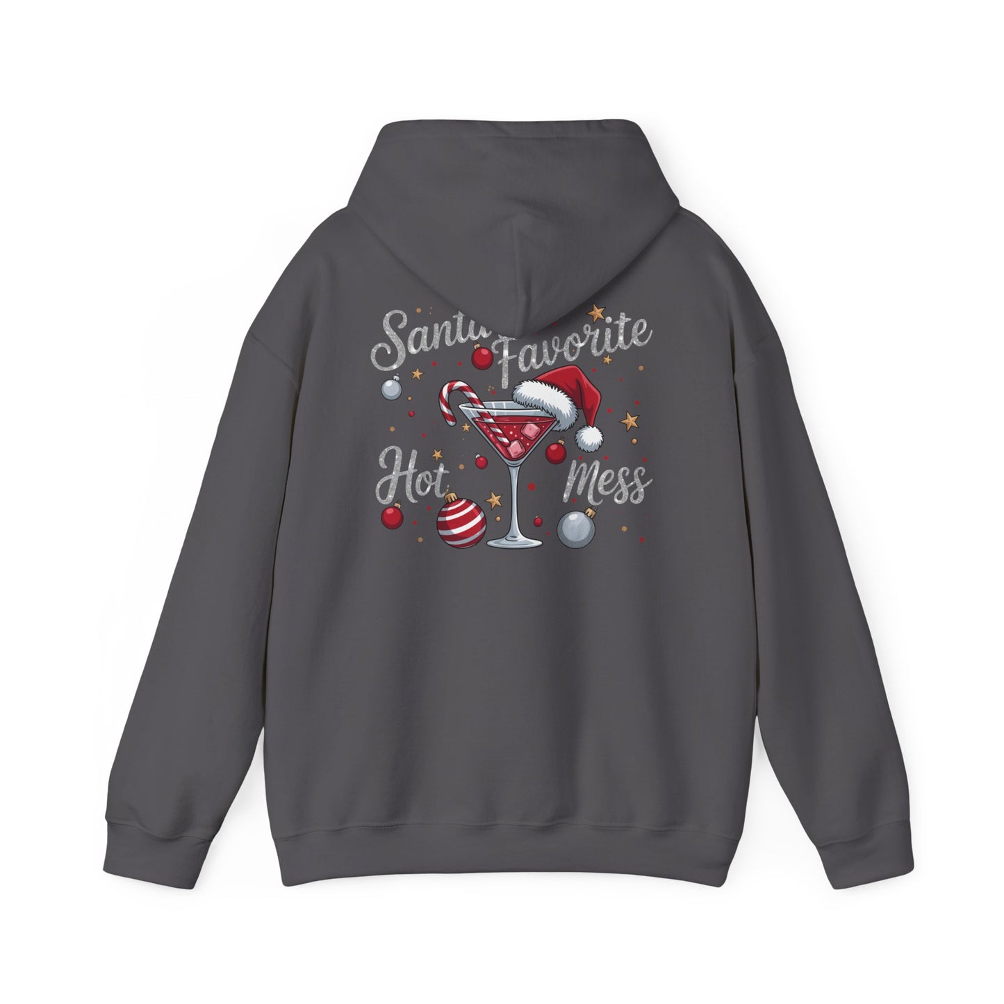 Heavy Blend Hoodie - Christmas - Santa's Fav. Hot Mess (01)