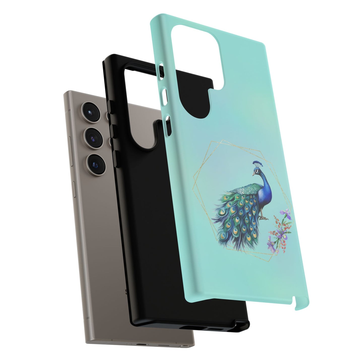 Tough Cell Phone Case - Animal - Peacock (2)