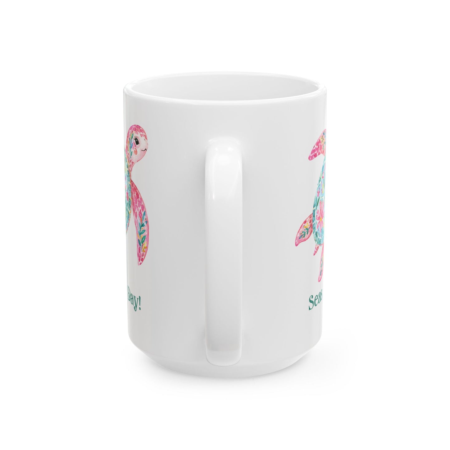 Ceramic Mug - Animal - Seas the Day Turtle (01)